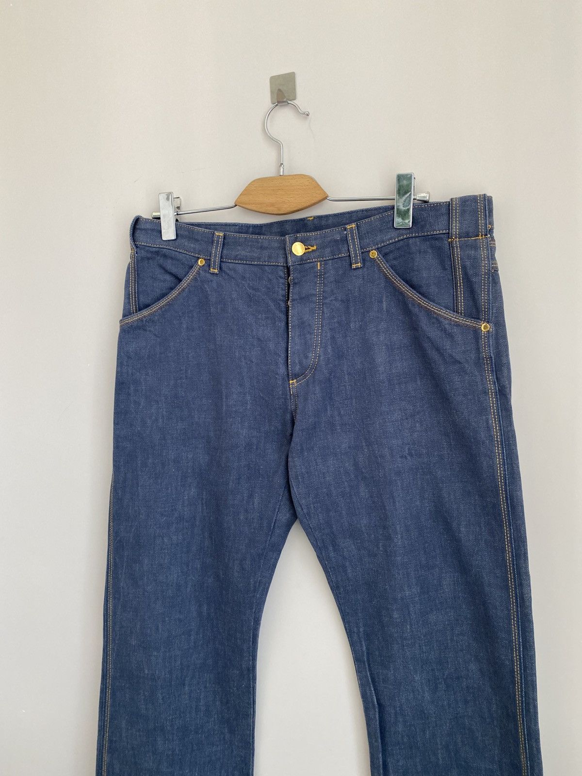 Louis Vuitton Louis Vuitton dark blue men's jeans Size US 33 - 3 Thumbnail