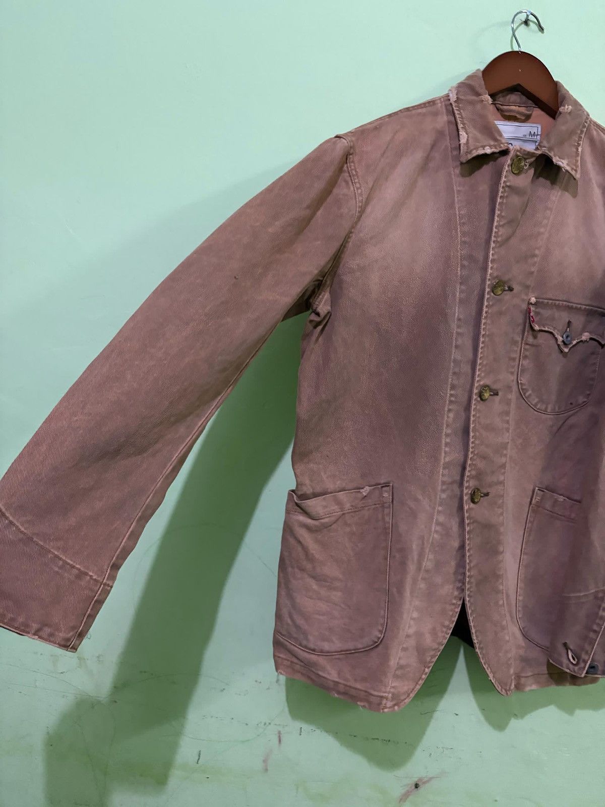 Levi's × Levi's Vintage Clothing Vintage Levi’s Chore Jacket Workwear Design Faded Style Size US M / EU 48-50 / 2 - 2 Thumbnail