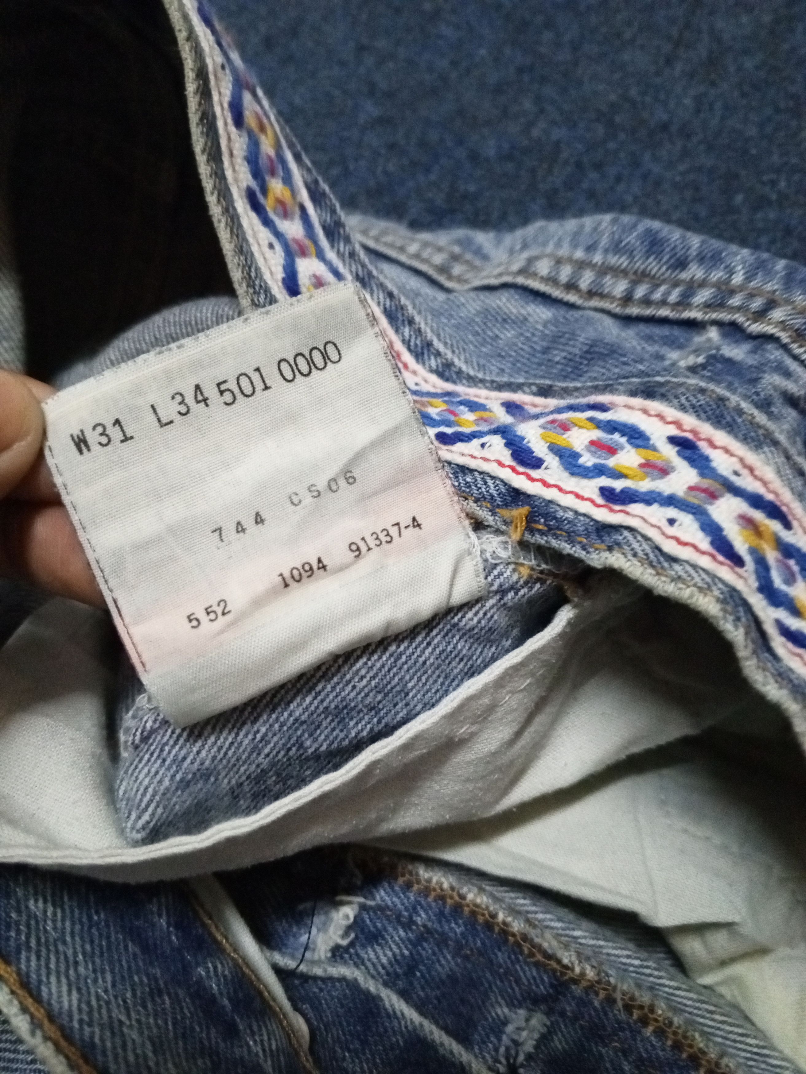 Levi's × Levi's Vintage Clothing 501×× rare design Size US 29 - 15 Thumbnail