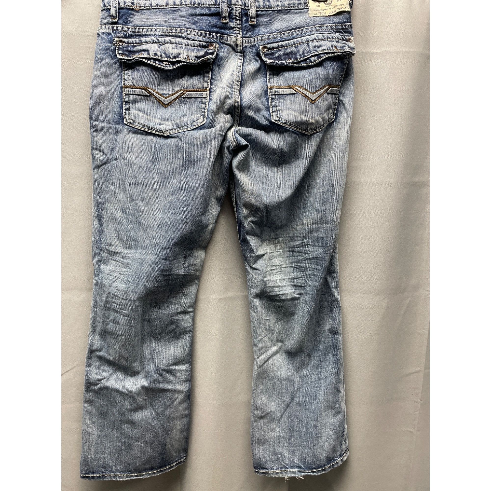 Buffalo David Bitton Buffalo David Bitton Men's Blue Jeans Straight Size 36x30 SK Size US 36 / EU 52 - 2 Thumbnail