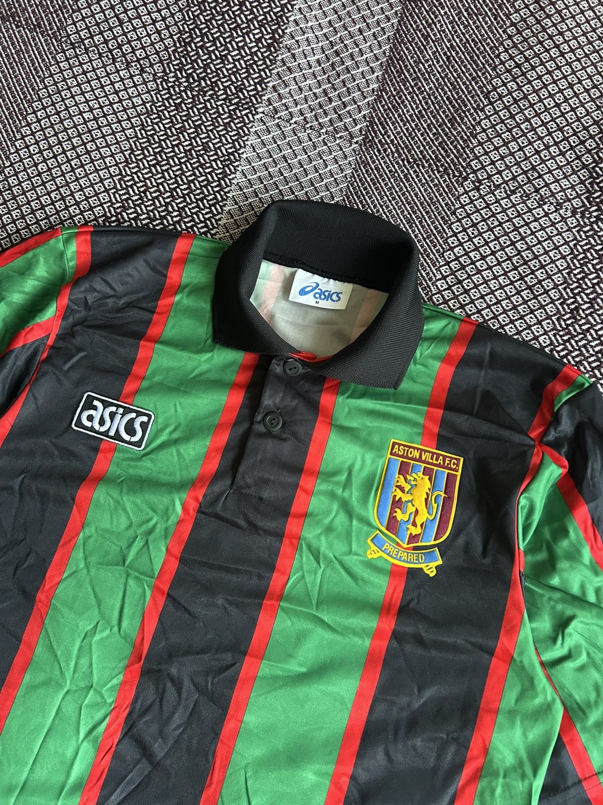 Umbro Vintage Aston Villa 1993/95 Asics Away Football Shirt Jersey Size US M / EU 48-50 / 2 - 4 Thumbnail