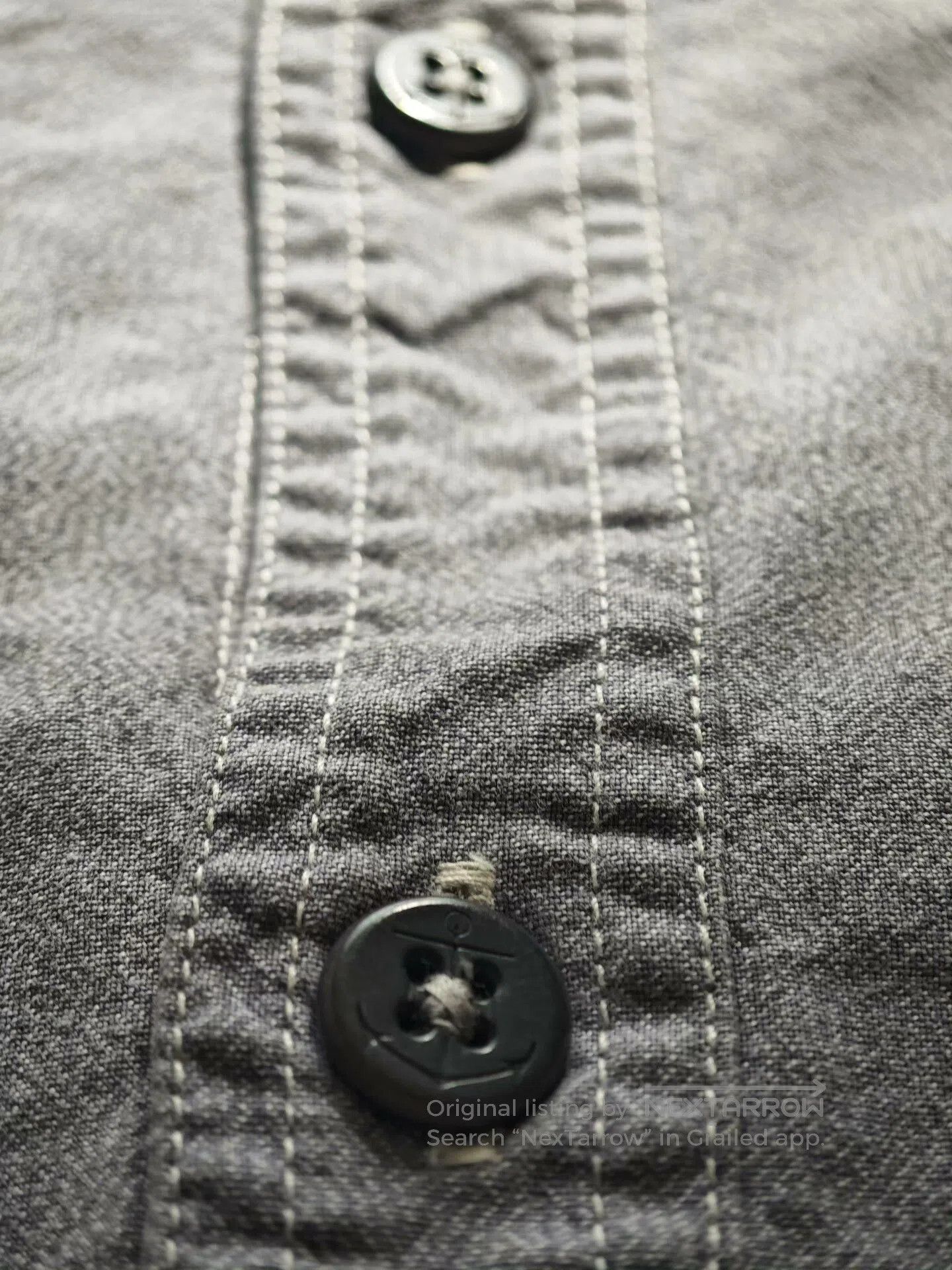 RRL Ralph Lauren RRL Double RL Gray Work Shirt. Size US S / EU 44-46 / 1 - 7 Thumbnail