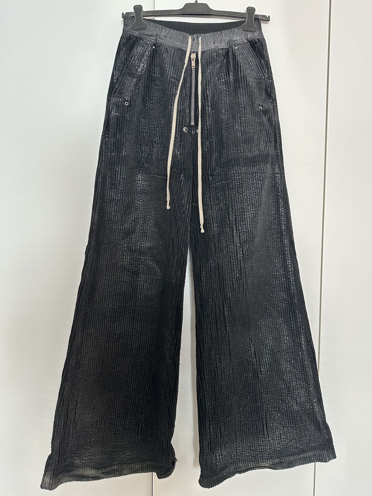 Rick Owens RICK OWENS DRKSHDW COATED CORDUROY BELA Size US 30 / EU 46 - 1 Thumbnail