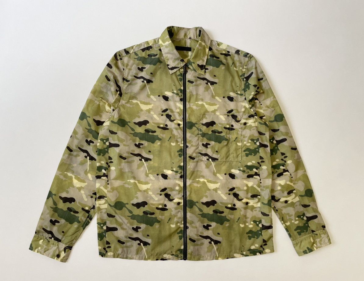 Prada S/S 17 Sample Nylon Camo Zip Jacket Size US M / EU 48-50 / 2 - 17 Thumbnail