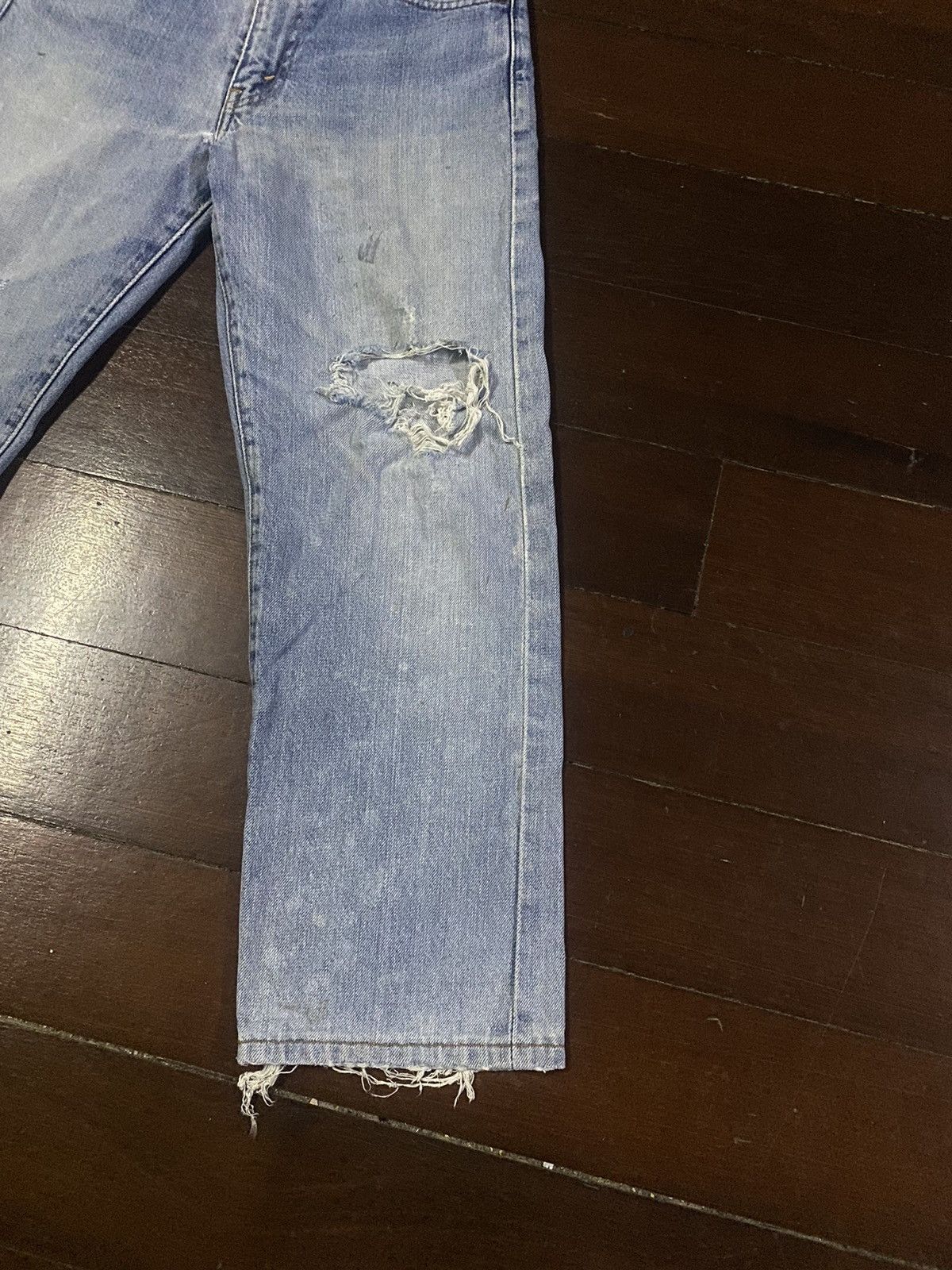 Levi's Vintage 90s levis BIG E LVC distressed selvedge denim Size 30" / US 8 / IT 44 - 4 Thumbnail