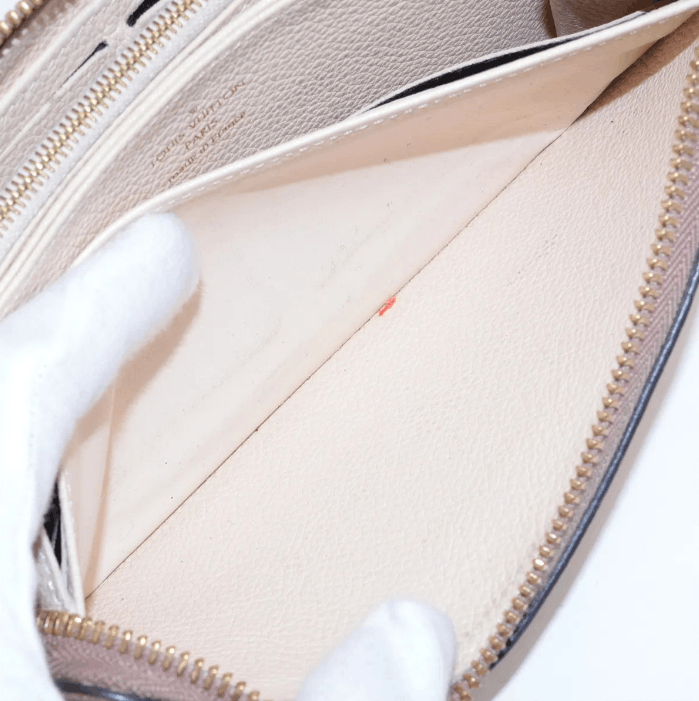 Louis Vuitton Monogram Bicolor Empreinte Zippy Wallet Creme x Bois de Rose Size ONE SIZE - 9 Thumbnail