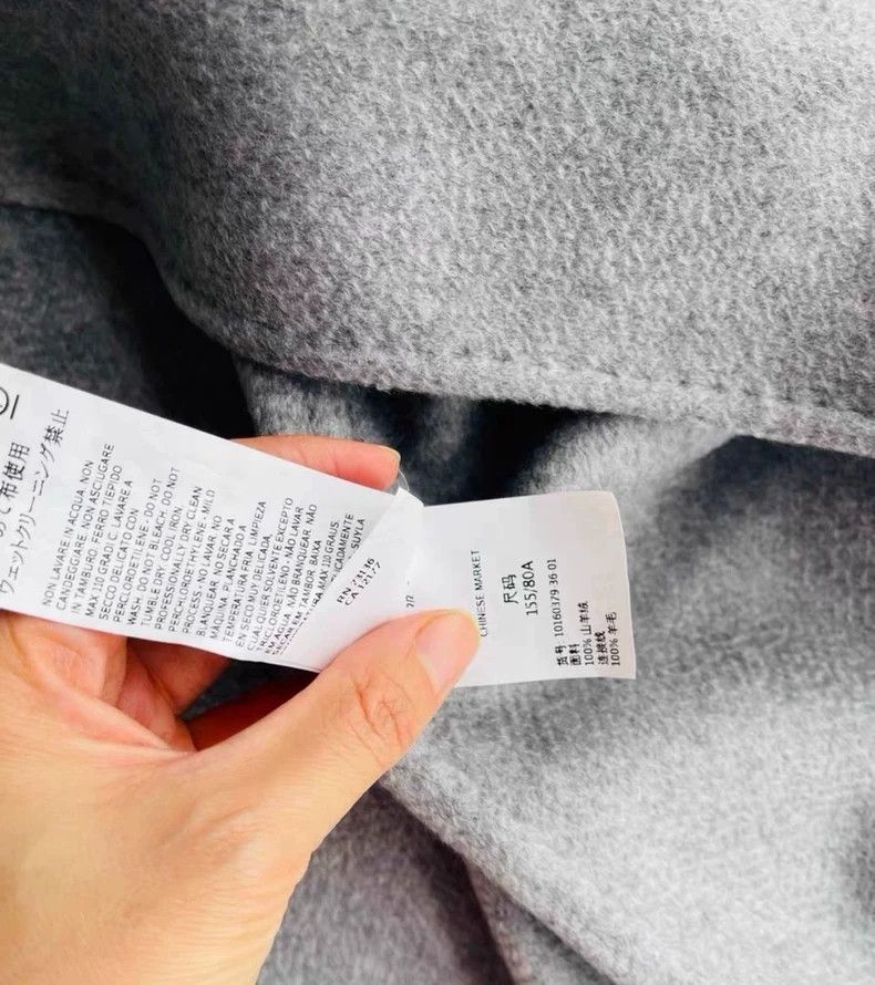 Max Mara Max Mara Grey cashmere coat Size XS / US 0-2 / IT 36-38 - 6 Thumbnail