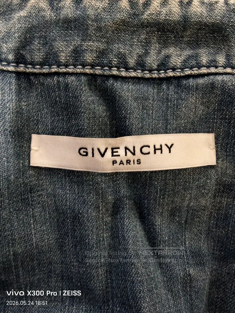 Givenchy Givenchy Starry Denim Shirt Size XS / US 0-2 / IT 36-38 - 3 Thumbnail
