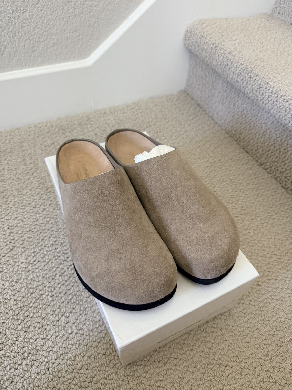 Common Projects Common Projects Women’s Suede Taupe Clog Size 42 Size US 12 / IT 42 - 1 Thumbnail