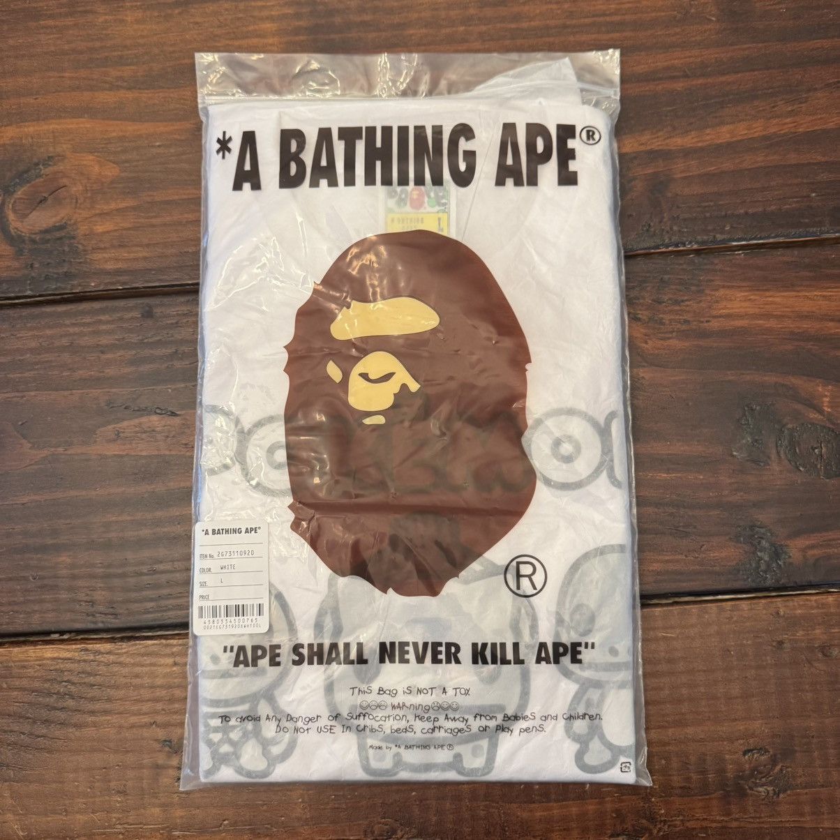 Bape × Pokemon BAPE Baby Milo x Pokemon Monotone Starters Tee #3 Size US L / EU 52-54 / 3 - 8 Thumbnail