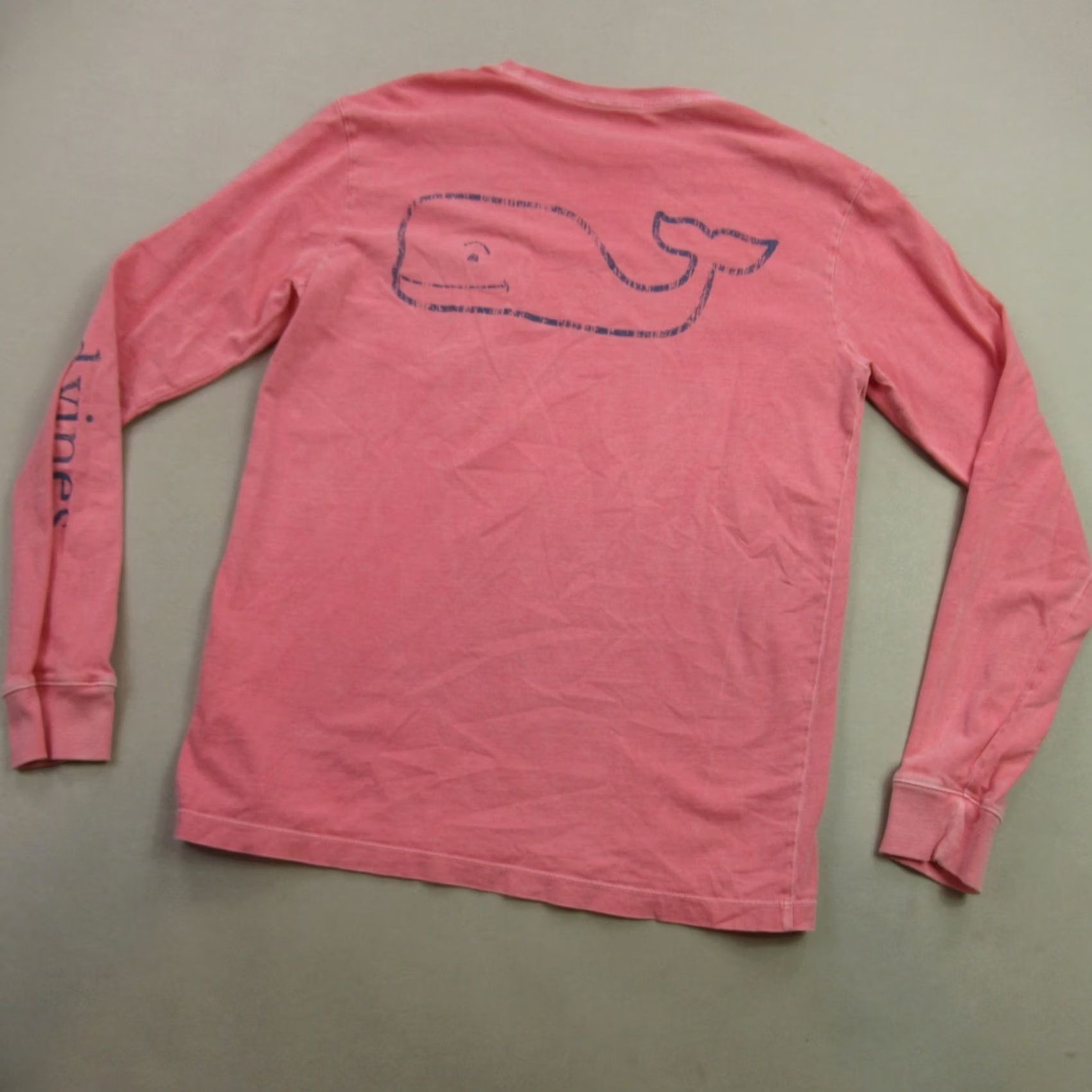 Vineyard Vines Vineyard Vines Shirt Mens XS Pink Long Sleeve Crew Neck Pocket Casual Size US XS / EU 42 / 0 - 6 Thumbnail