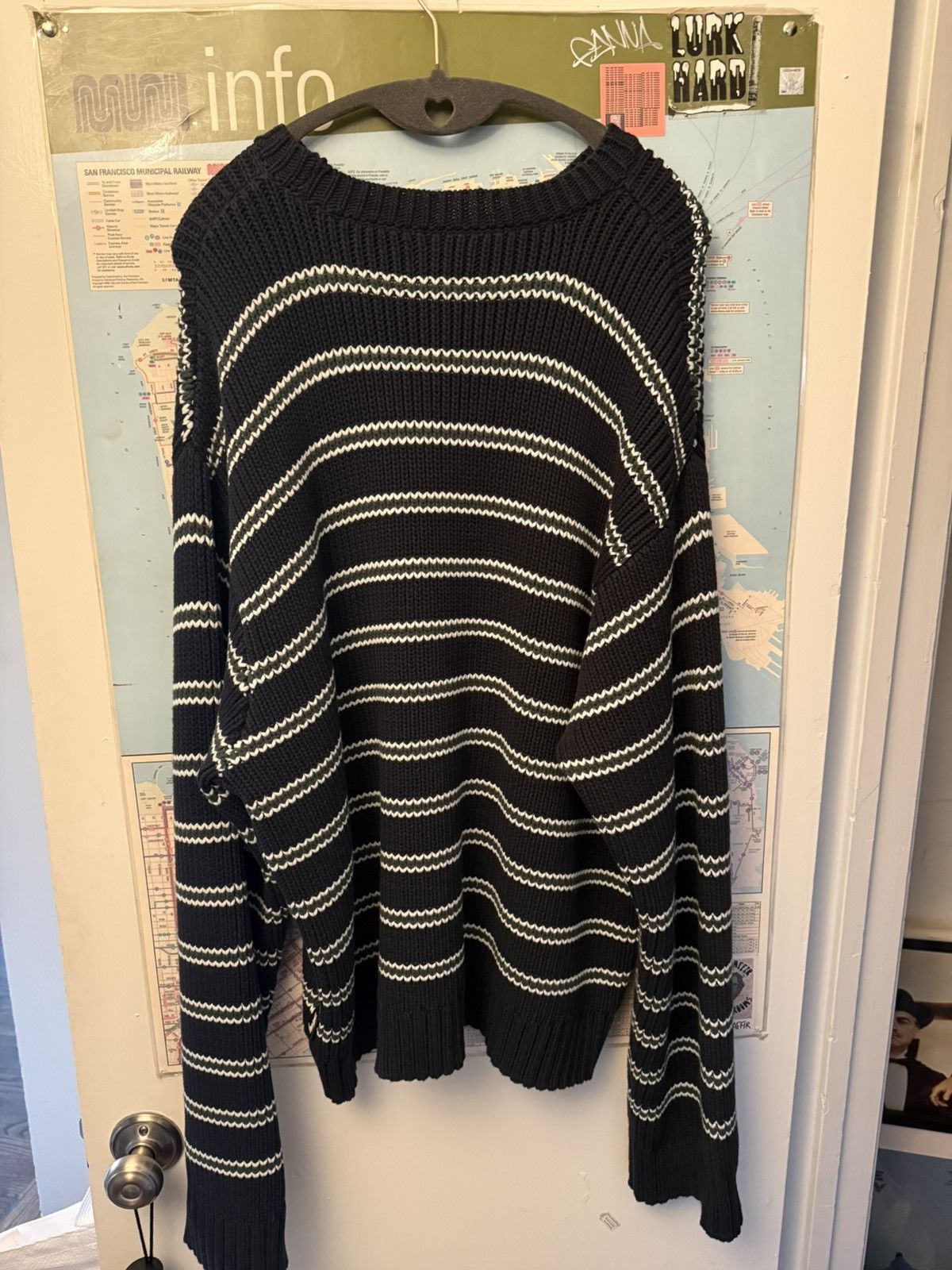 Stussy Stussy chunky cotton stripe sweater Size US XXL / EU 58 / 5 - 2 Thumbnail