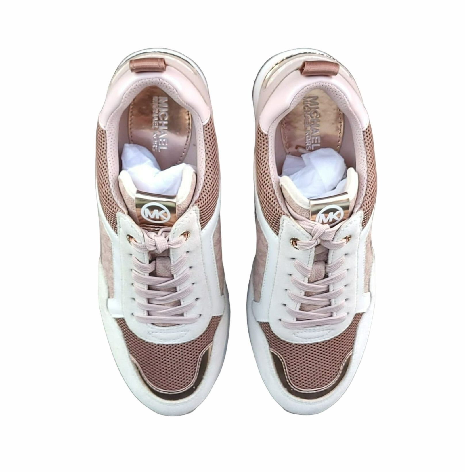 Michael Kors 🤩NEW 8.5 Michael Kors Womens Shoes Wilma Trainer Sneakers S Size US 8.5 / IT 38.5 - 5 Thumbnail