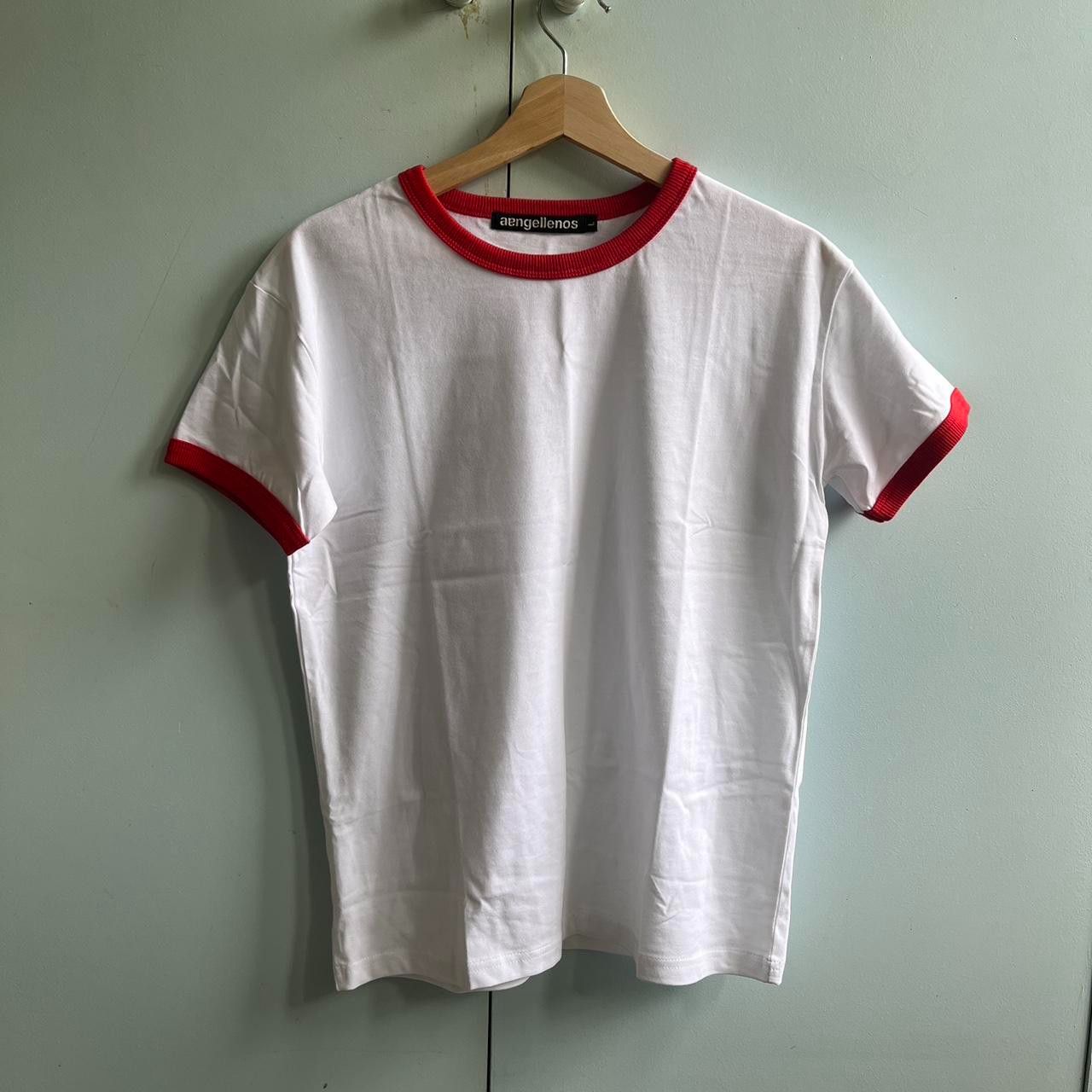 Vintage Angelenos Red Ringer Tee Size US L / EU 52-54 / 3 - 1 Thumbnail