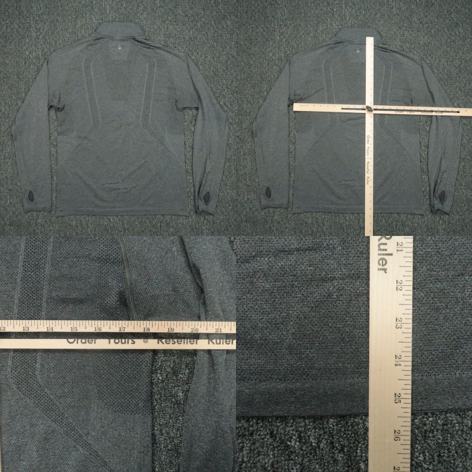 Lululemon Lululemon Pullover Mens Small Gray Metal Vent Tech Training Half Zip Lightweight Shirt Size US S / EU 44-46 / 1 - 8 Thumbnail