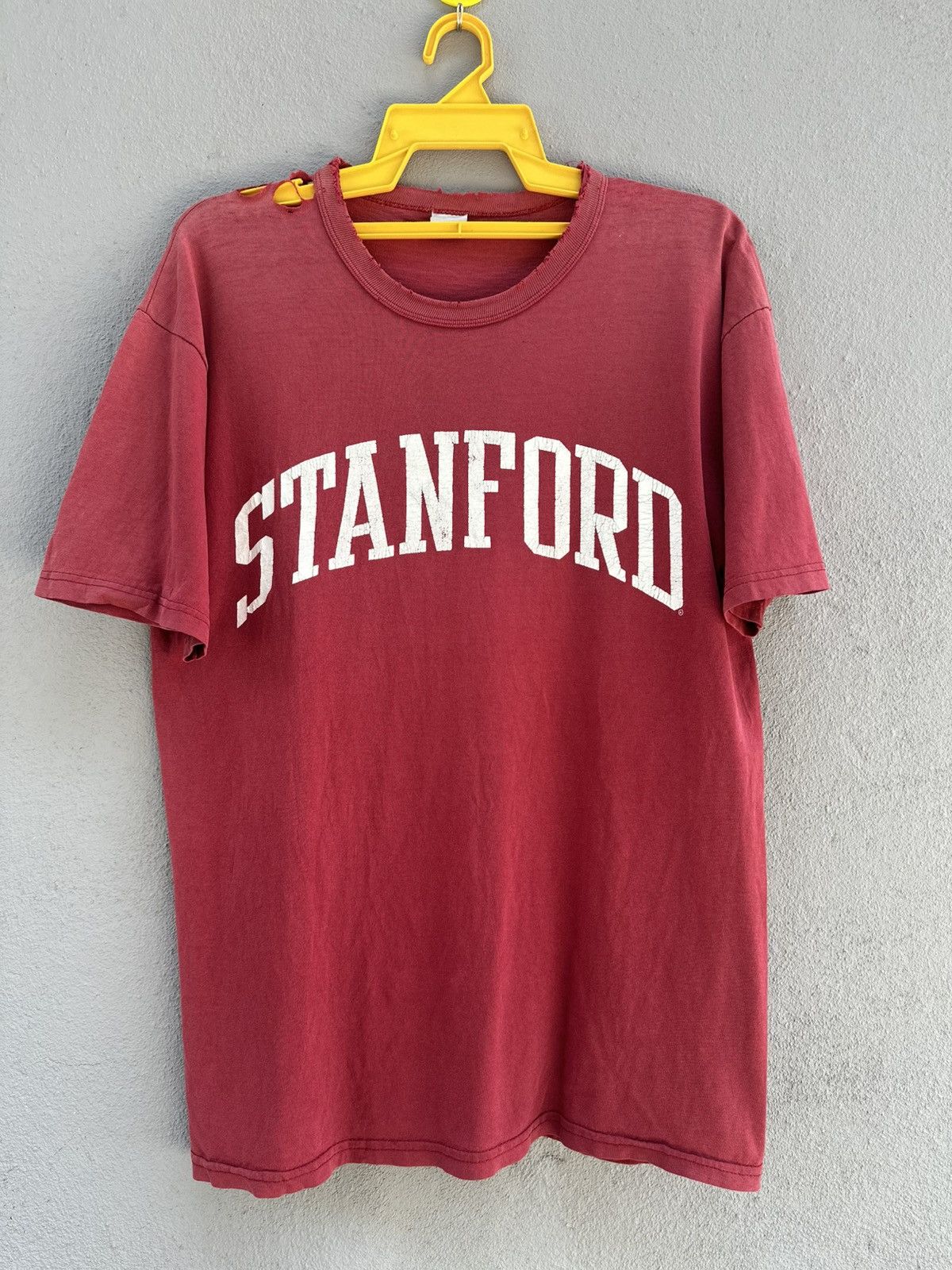 Russell Athletic Thrashed Vintage Stanford Russell Grunge Faded Tee Size US L / EU 52-54 / 3 - 1 Thumbnail