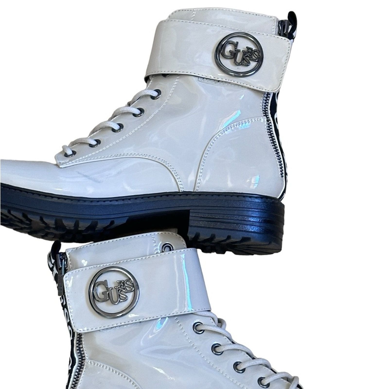 Guess Guess Gabie Boots in Cream Size US 8 / IT 38 - 2 Thumbnail