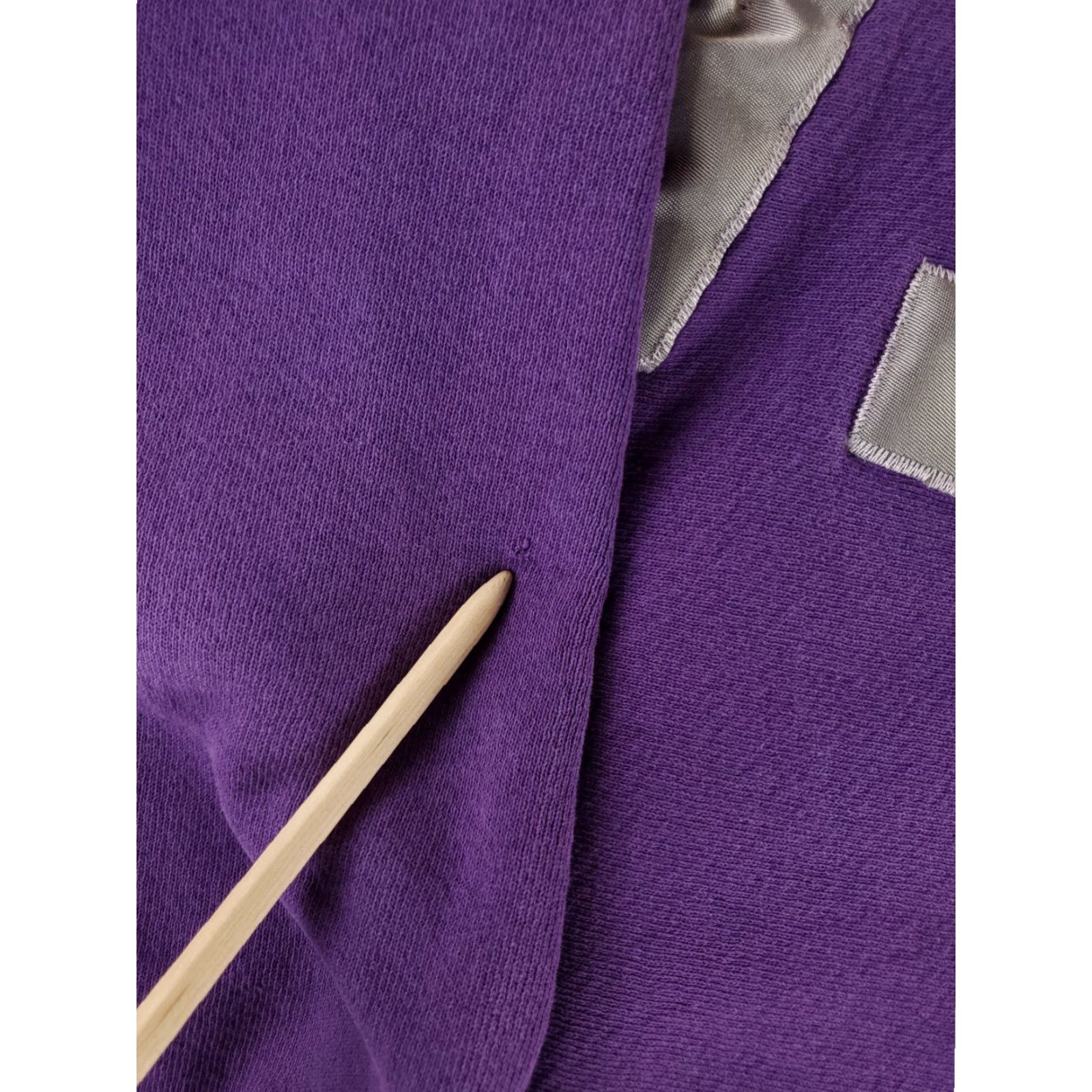 Vintage VINTAGE Legends Kansas State Univ Sweatshirt Purple XL Mens Big Spellout 90s Pullover Sweatshirt (with holes) Size US XL / EU 56 / 4 - 5 Thumbnail