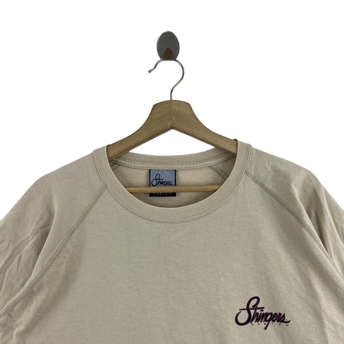 Vintage Vintage 90s STINGERS CUSTOM SURF Brand Print Beige Short Size US L / EU 52-54 / 3 - 2 Thumbnail