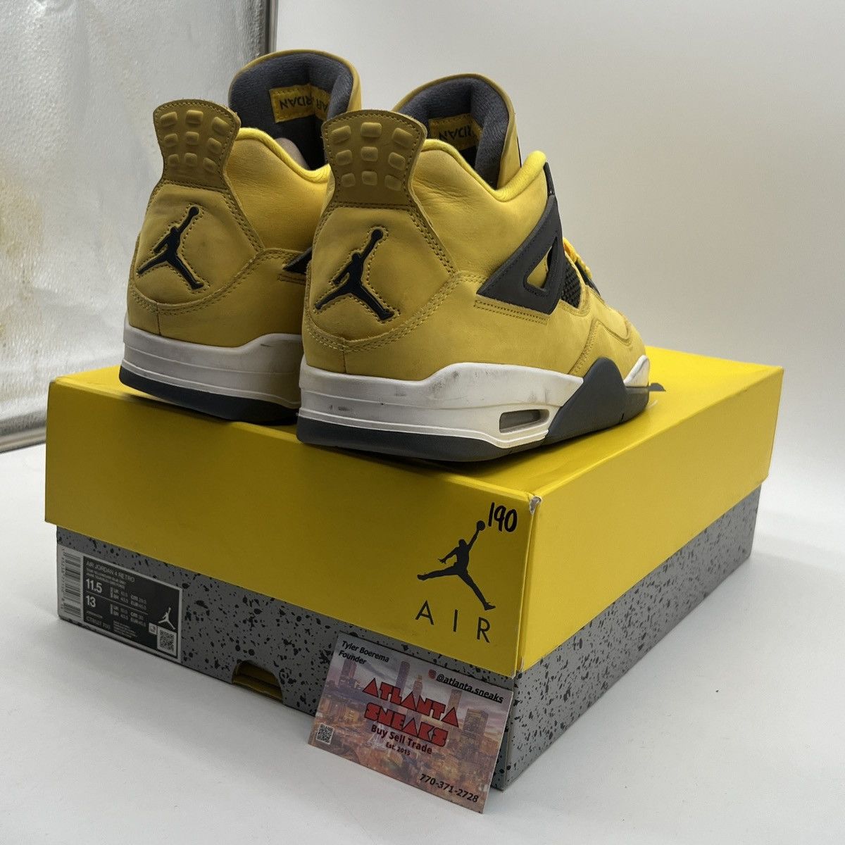 Jordan Brand Air Jordan 4 lightning Size US 11.5 / EU 44-45 - 5 Thumbnail
