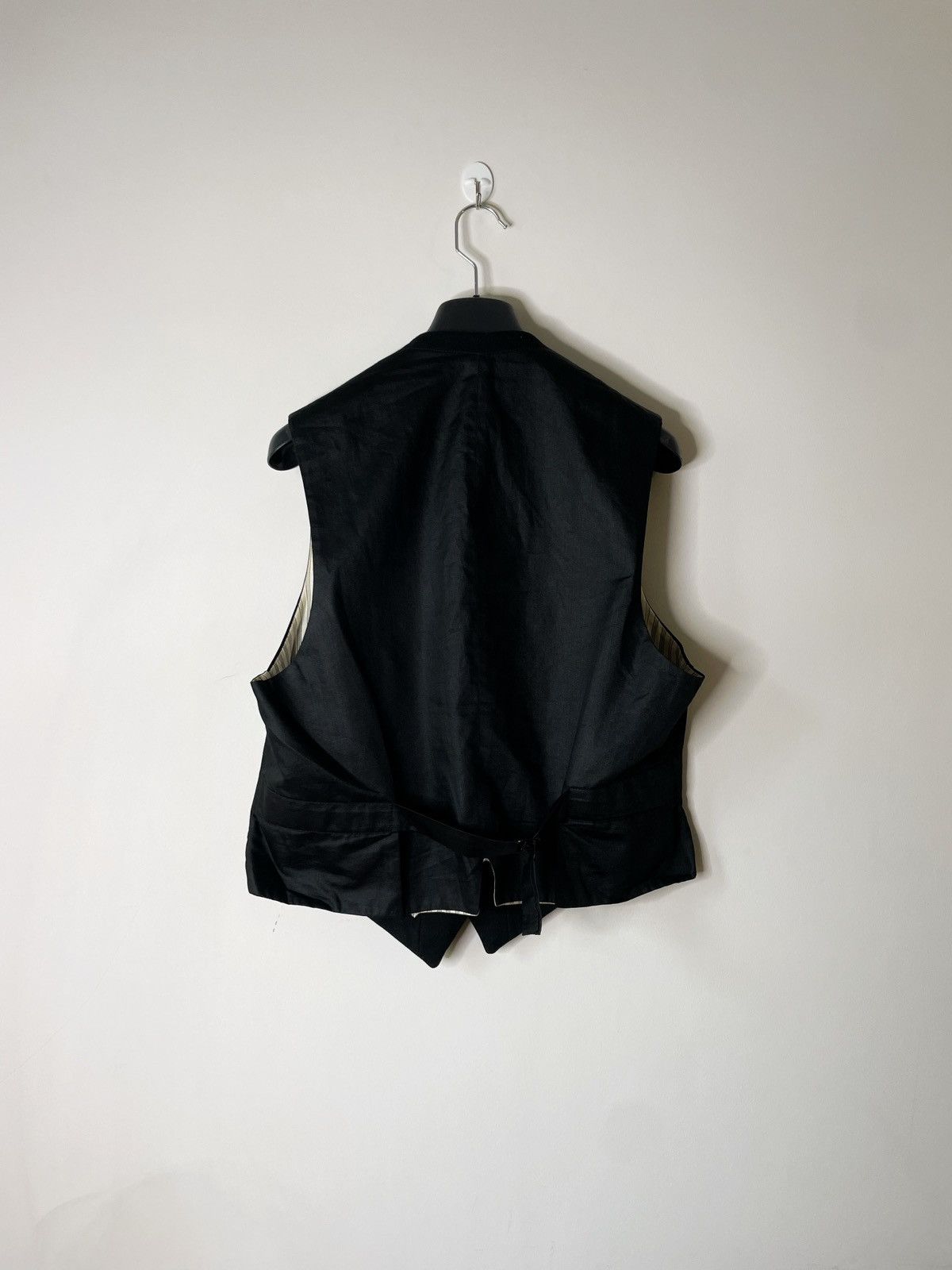 Vintage Antique Black Edwardian Waistcoat Tailored Fit Waistcoat Size US S / EU 44-46 / 1 - 10 Thumbnail