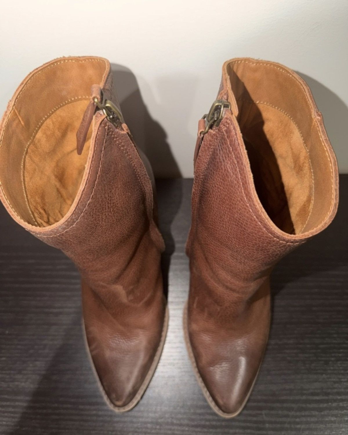 Other Brown Ankle Cowboy Booties Size US 8 / IT 38 - 2 Thumbnail