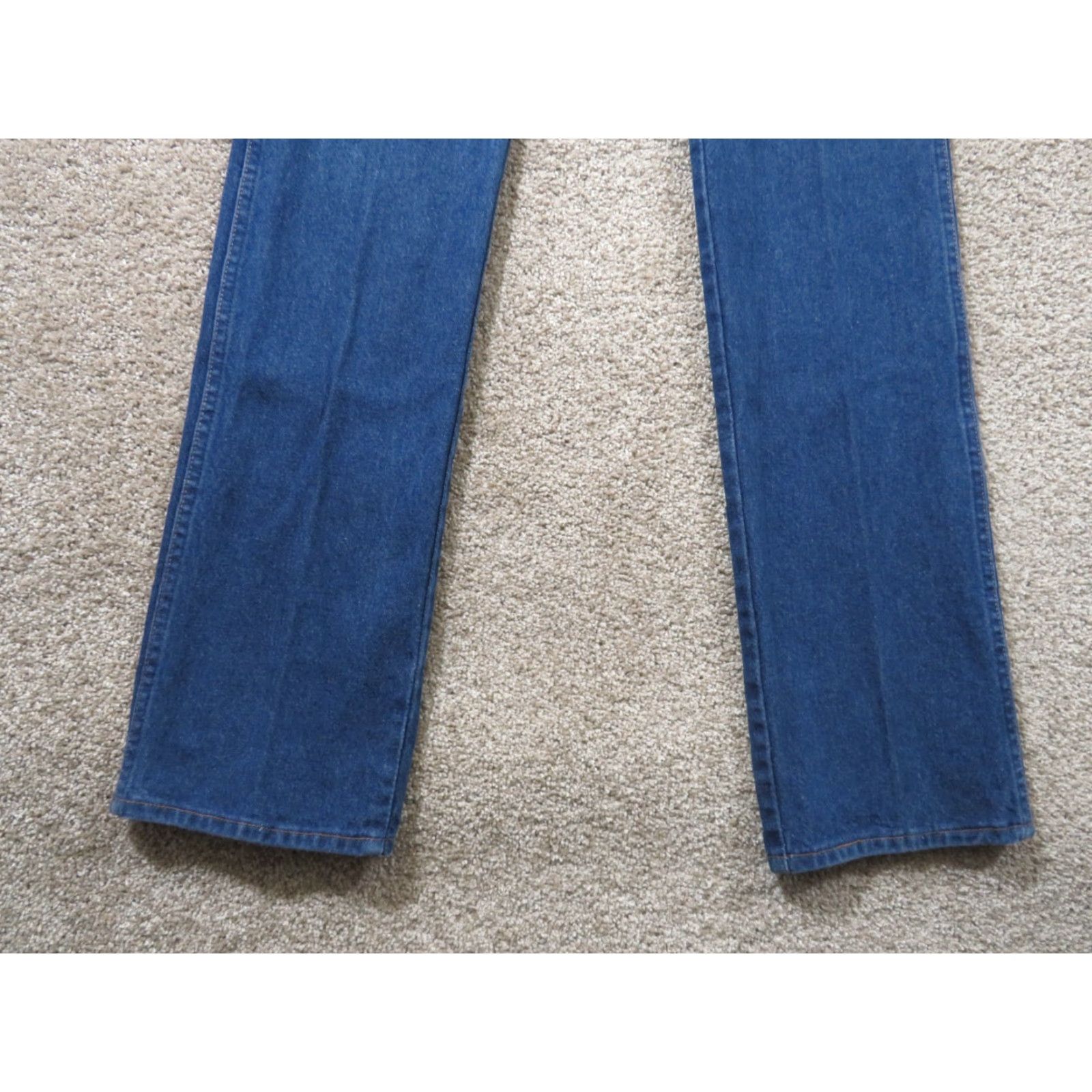 Wrangler VINTAGE Wrangler Jeans Men's 34x37.5 Blue 639DEN Cowboy Cut Made in USA Rodeo Wrangler Cowboy Cut Jeans Mens 34x37.5 Blue Cowboys Size US 34 / EU 50 - 2 Thumbnail