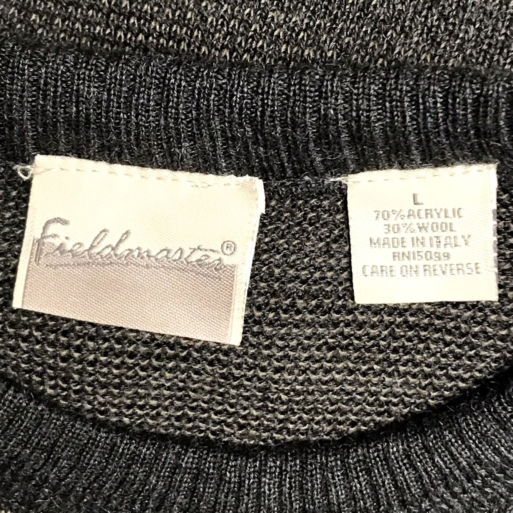 Vintage Fieldmaster Men Celtic Green Acrylic Wool Knit Crewneck Long Sleeve Sweater Sweatshirt L Italy Size US L / EU 52-54 / 3 - 2 Thumbnail