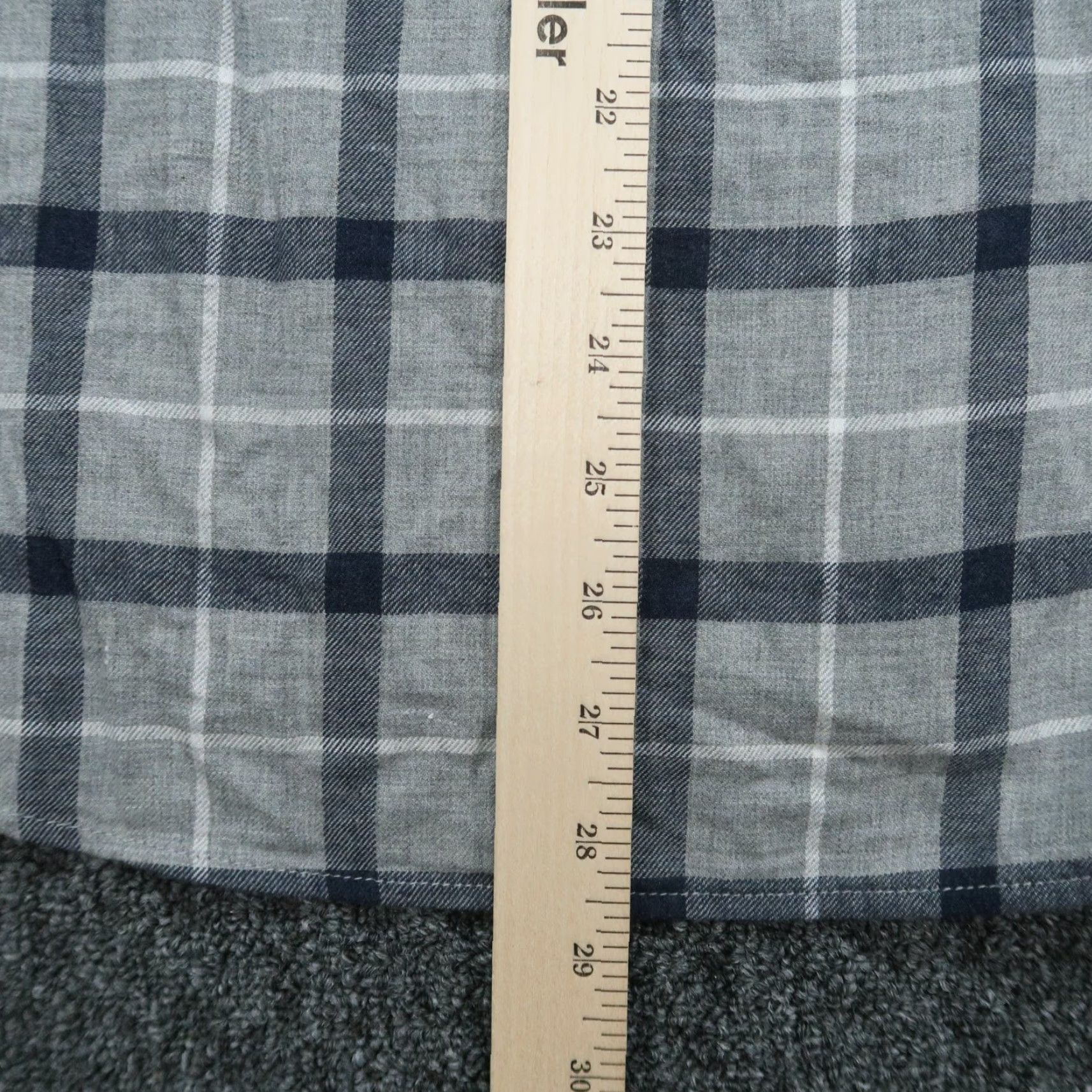 johnnie-O Johnnie O Shirt Mens Medium Light Gray Fischer Plaid Long Sleeve Button NWT Size US M / EU 48-50 / 2 - 7 Thumbnail