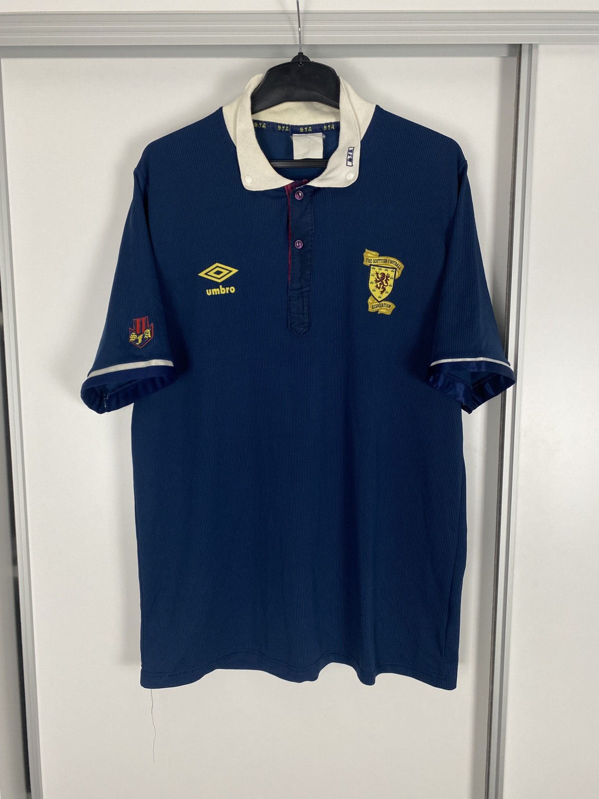 Umbro Scotland x Umbro Vintage 1988 1989 1990 88/90 Home kit Size US L / EU 52-54 / 3 - 10 Thumbnail