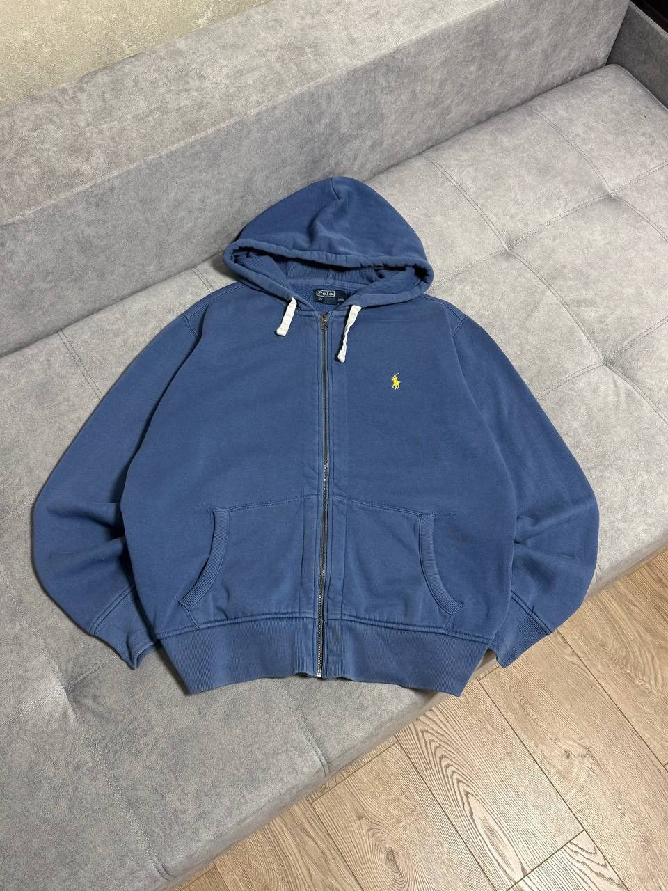 Polo Ralph Lauren Vintage Polo Ralph Lauren classic zip blue hoodie size L Size US L / EU 52-54 / 3 - 2 Thumbnail
