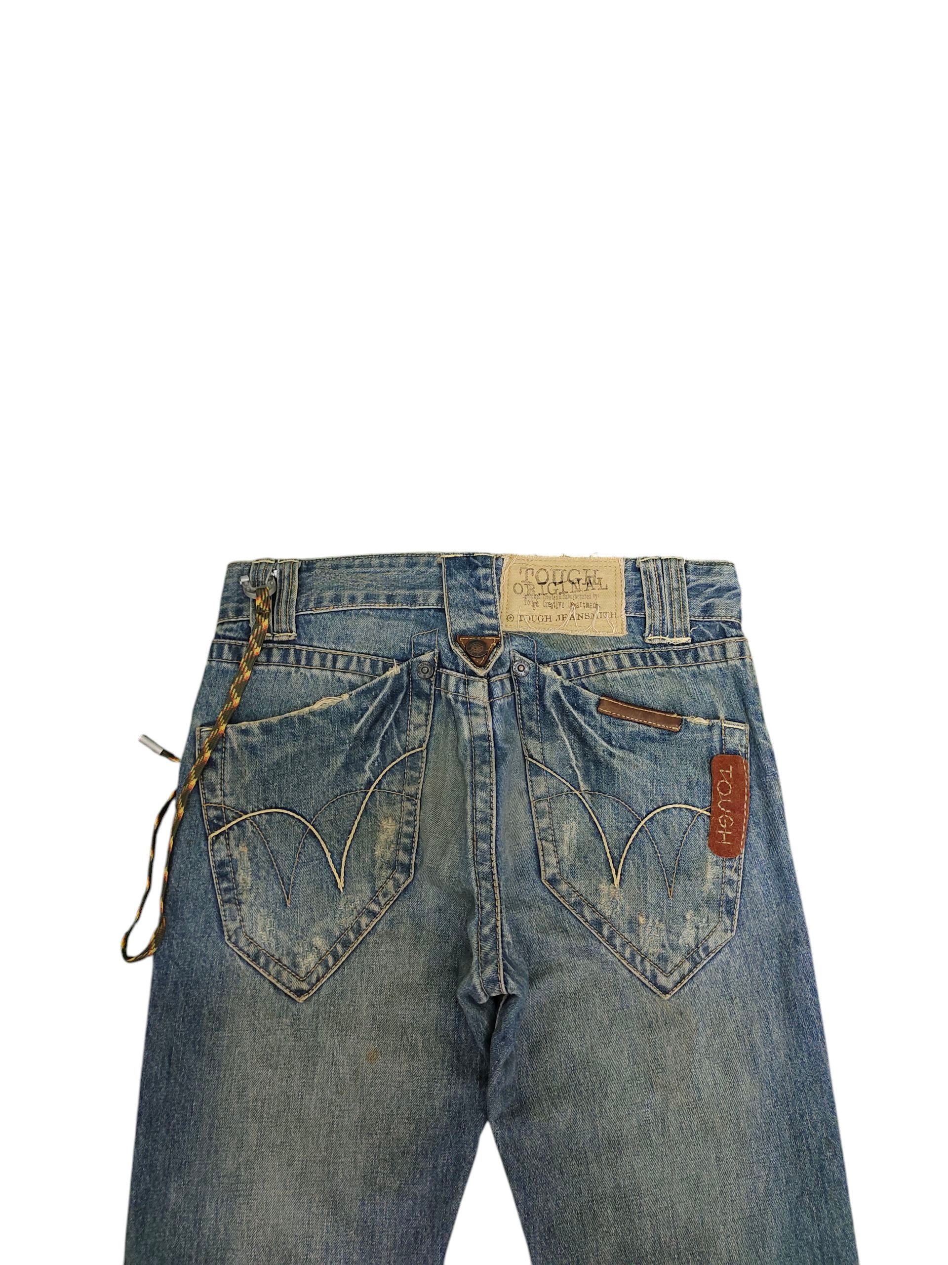 Undercover Tough Chatham Rusty Clawmark Distress Denim Jeans Size US 30 / EU 46 - 9 Thumbnail
