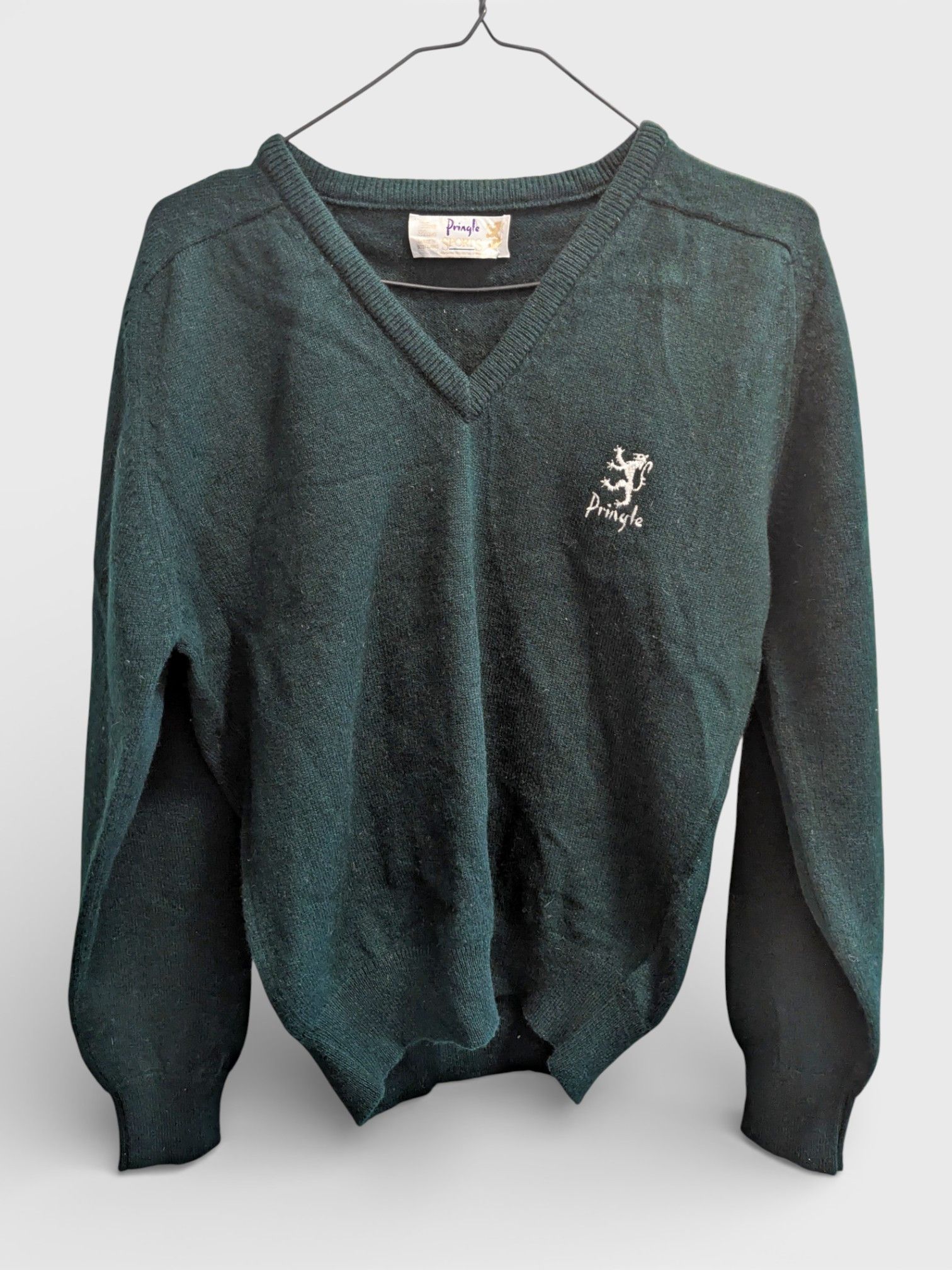 Pringle Of Scotland Pringle of Scotland Wool Sweater – Vintage, Size M Size M / US 6-8 / IT 42-44 - 2 Thumbnail