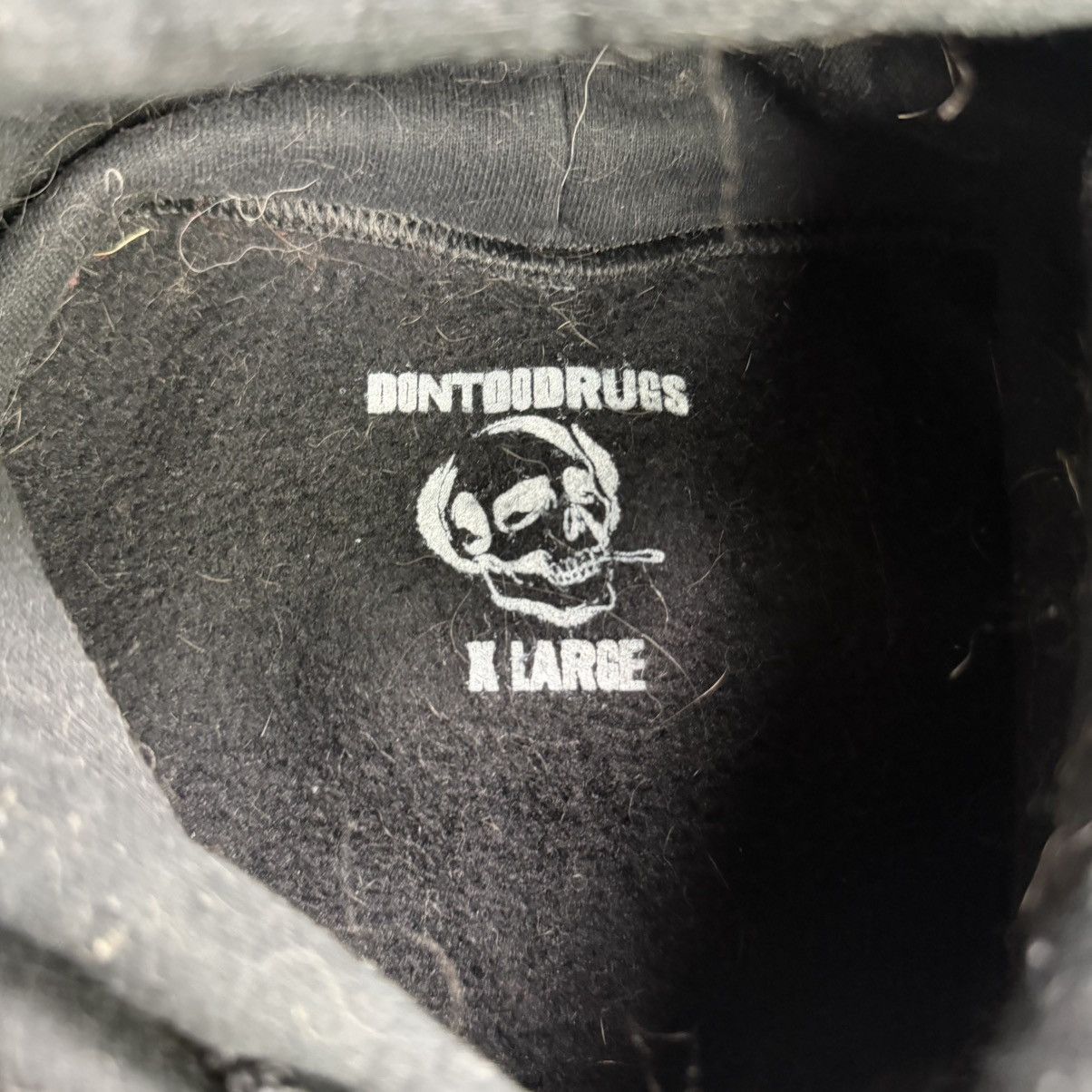 Other Rare Dont Do Drugs Levi Catter Baggy Spiderweb Skull Hoodie Size US XL / EU 56 / 4 - 3 Thumbnail