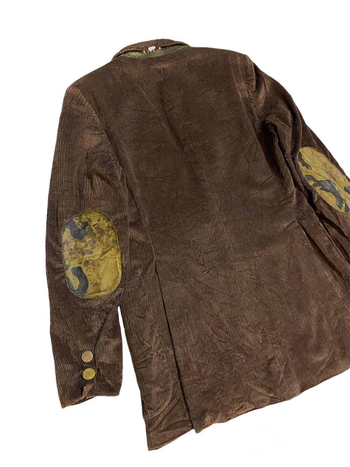 Hollywood Trading Company × Leather Vintage HTC Coudroy x Leather Camo Coat Jacket Size US M / EU 48-50 / 2 - 9 Thumbnail