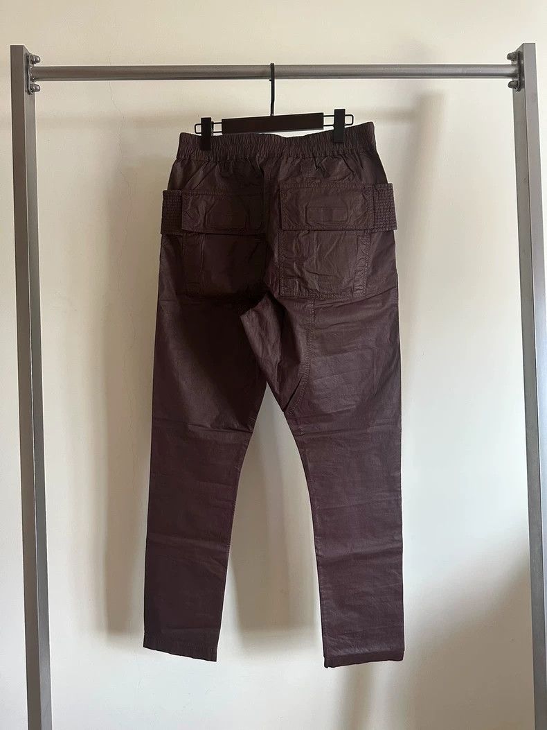 Rick Owens Rick Owens size s Dark Red Brush Wax Surface Dyed Double Ri Size US 28 / EU 44 - 2 Thumbnail