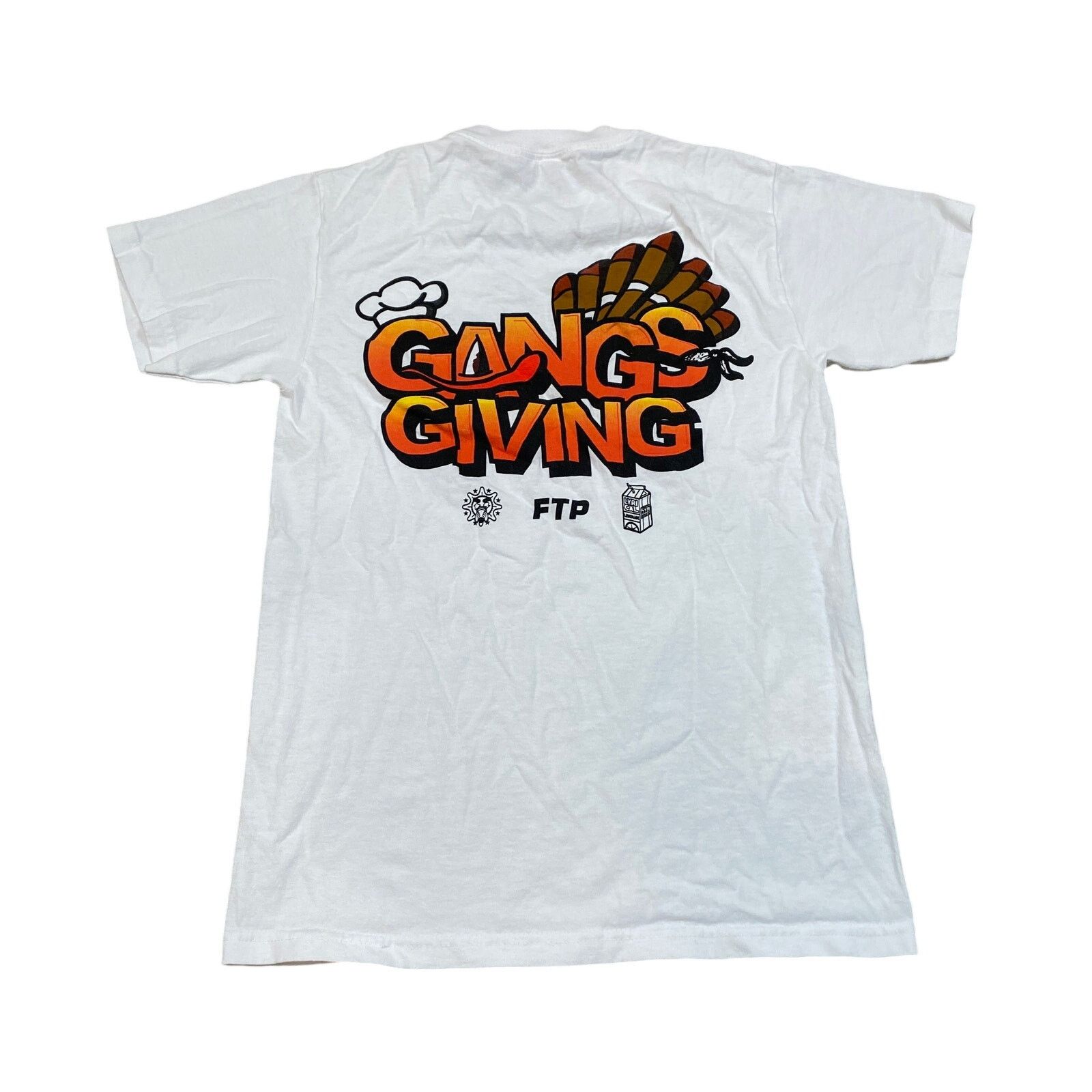 Fuck The Population × Glo Gang FTP I Gave to the GangsGiving Thanksgiving T Shirt Men's S Size US S / EU 44-46 / 1 - 1 Thumbnail