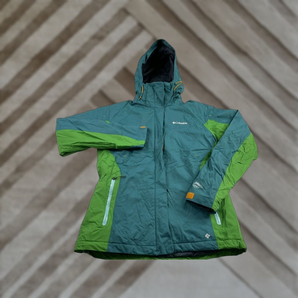 Colombo VINTAGE Columbia Women's Powderhouse Jacket SL4211 Omni Heat Emerald Size Medium Size M / US 6-8 / IT 42-44 - 1 Thumbnail
