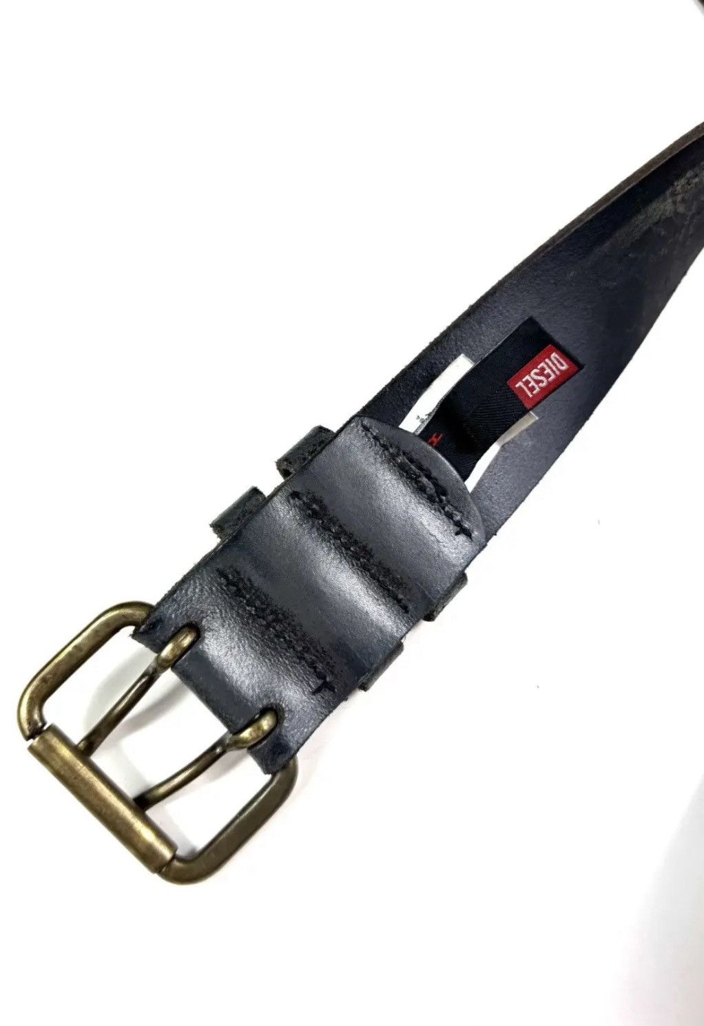 Diesel Diesel Vintage Y2k leather double buckle belt punk Size ONE SIZE - 6 Thumbnail