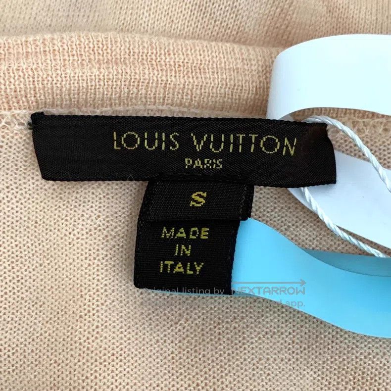 Louis Vuitton Louis Vuitton Orange cashmere round-neck zip-up long-sleev Size S / US 4 / IT 40 - 5 Thumbnail