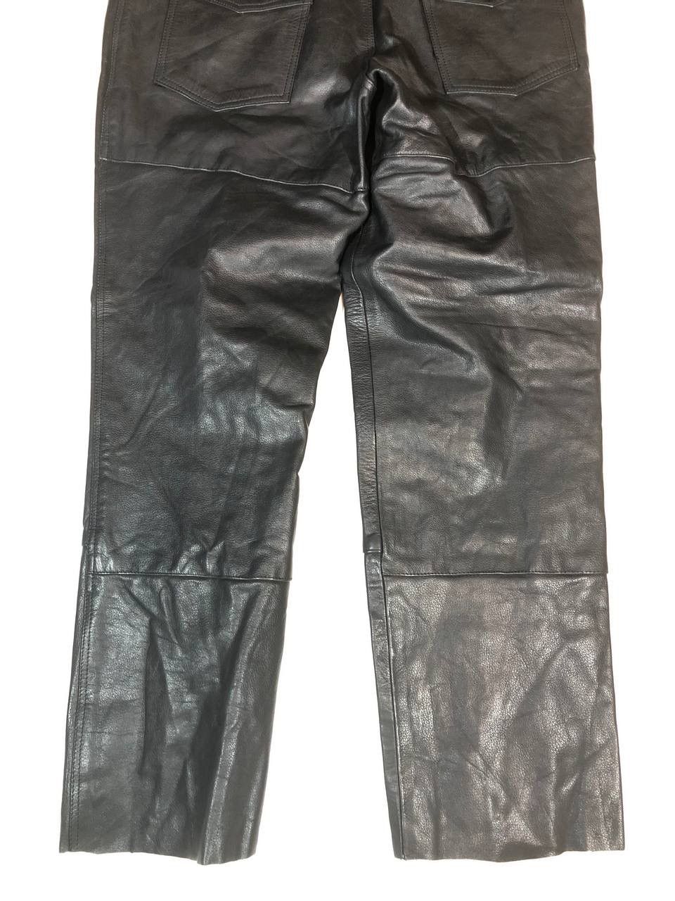 Leather × Vintage Leder Arizona USA Leather Moto Biker Pants Size US 36 / EU 52 - 8 Thumbnail