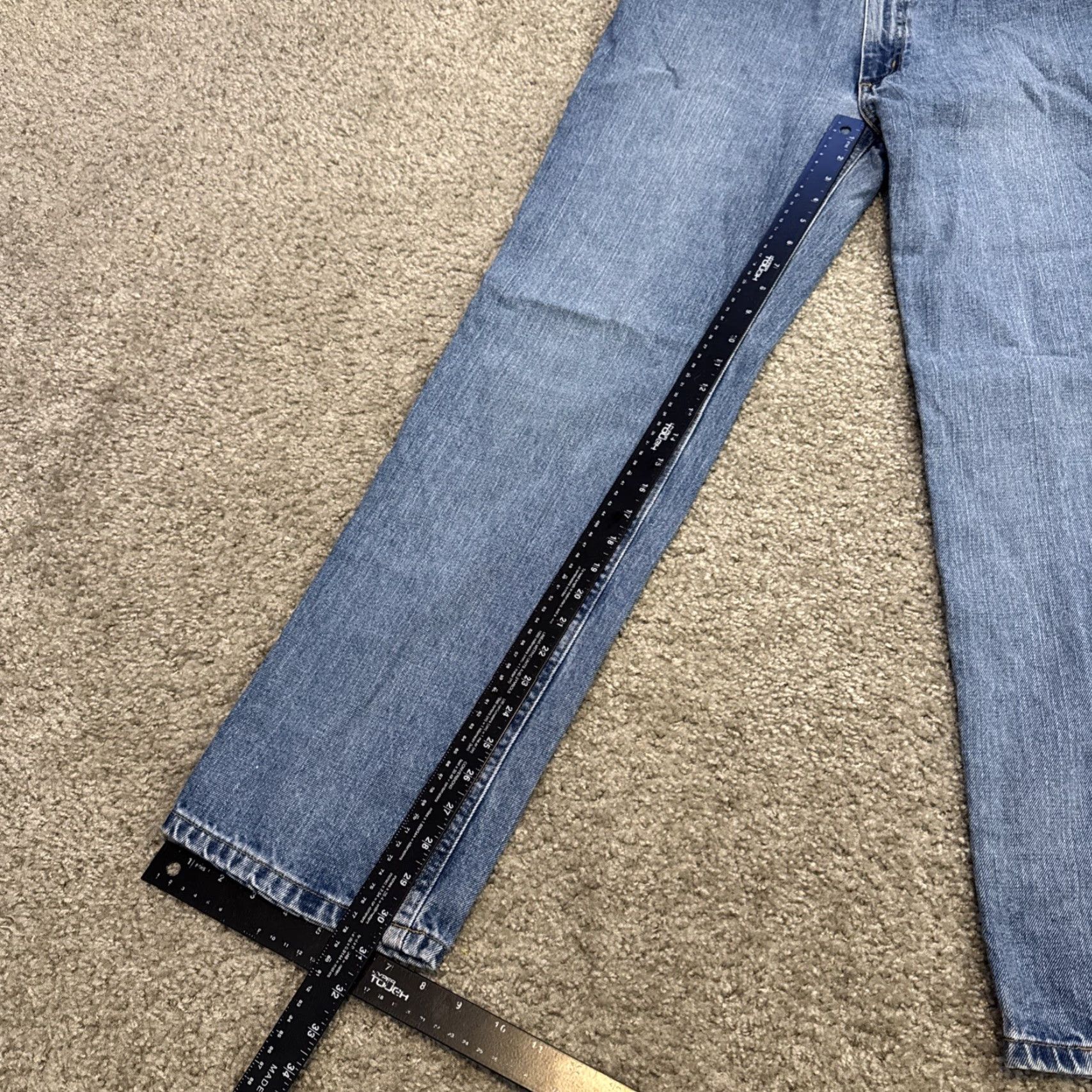 Ralph Lauren VINTAGE Ralph Lauren Polo Jeans Straight Leg 32x28 Denim Blue Jeans 90s Y2K Mens Jeans Size US XS / EU 42 / 0 - 5 Thumbnail