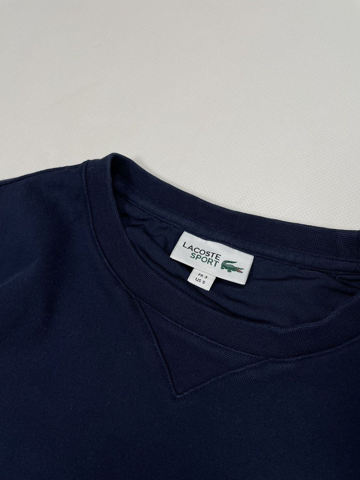 Lacoste Lacoste 🐊 Size : S Basic Blue Crewneck Sweatshirt Size US S / EU 44-46 / 1 - 4 Thumbnail