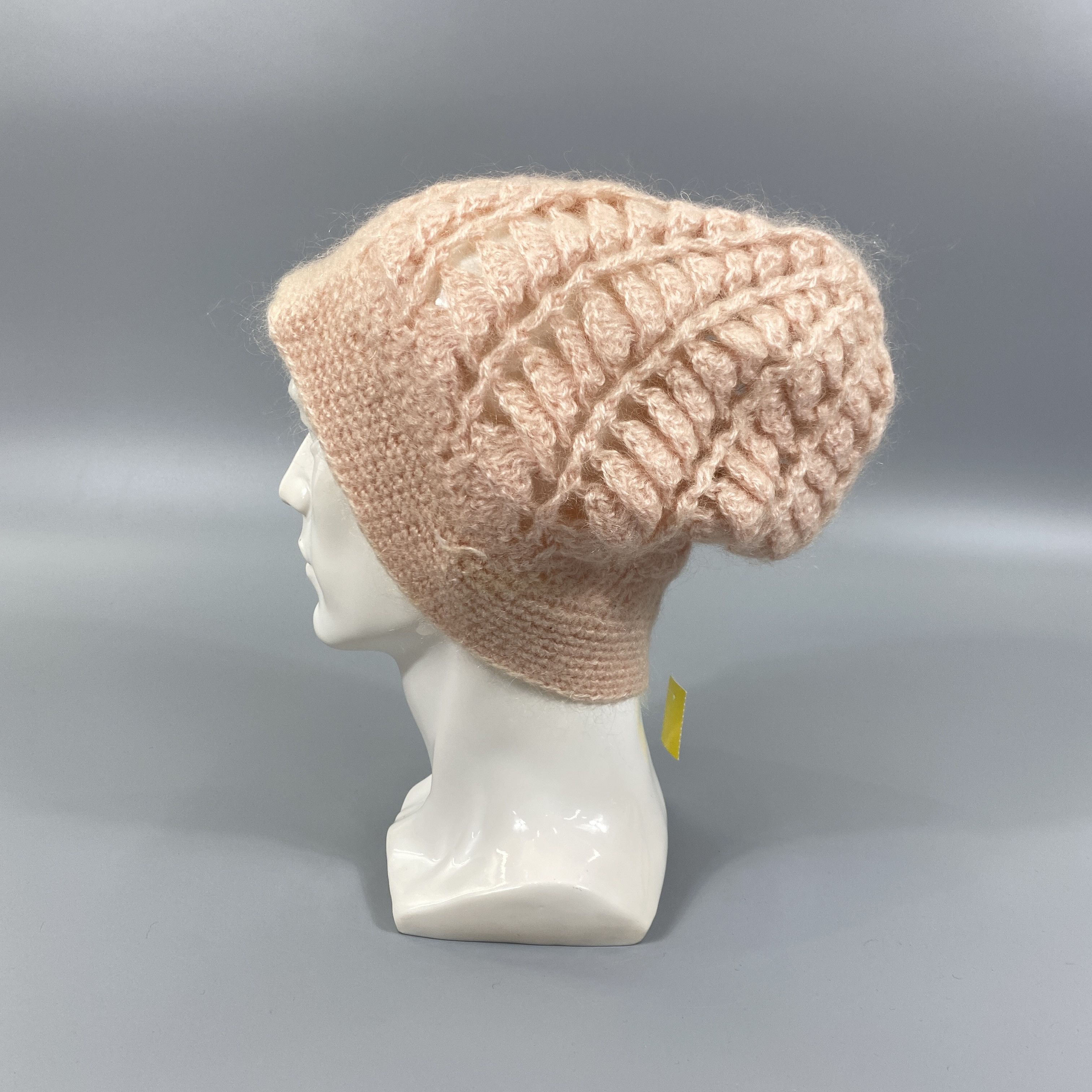 Japanese Brand Handmade Knit Crochet Alpaca Hat -BN766 Size ONE SIZE - 1 Thumbnail