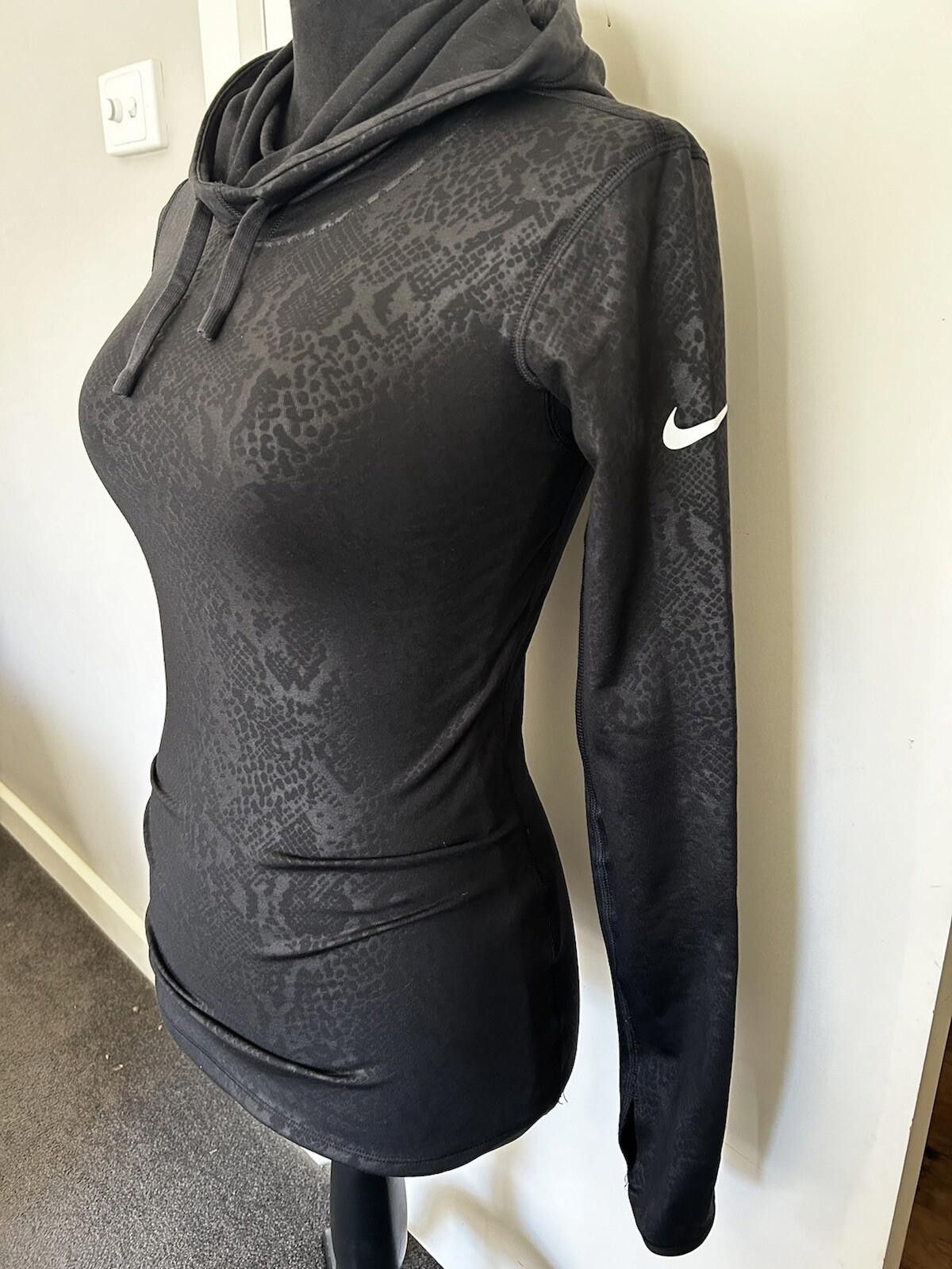 Nike Nike Women's pullover Hoodie Black Animal Print - Size XS Size XS / US 0-2 / IT 36-38 - 4 Thumbnail