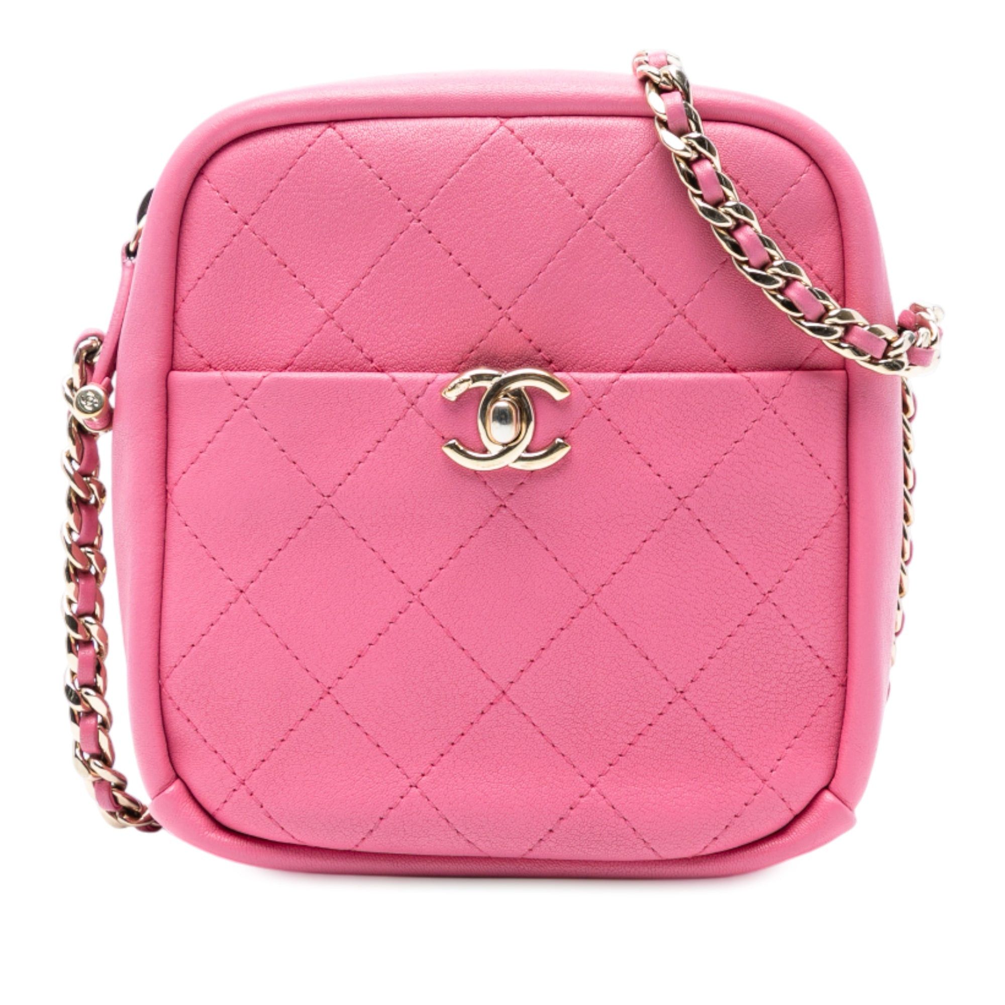 Chanel Stitched Goatskin Casual Trip North South Camera Case Size ONE SIZE - 1 Thumbnail
