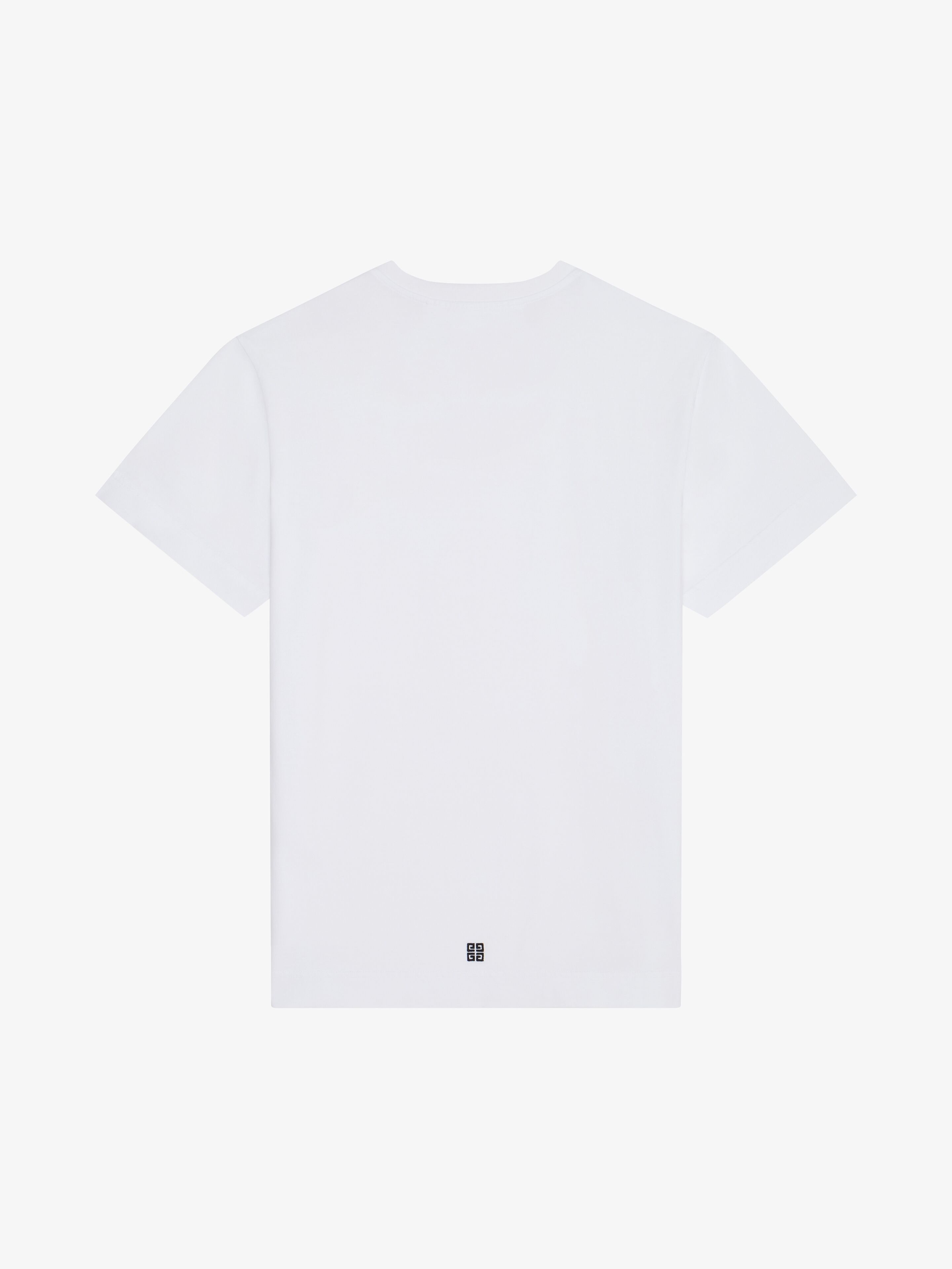 Givenchy o1w1db10426 Slim Fit T-Shirt in White Size US L / EU 52-54 / 3 - 2 Thumbnail