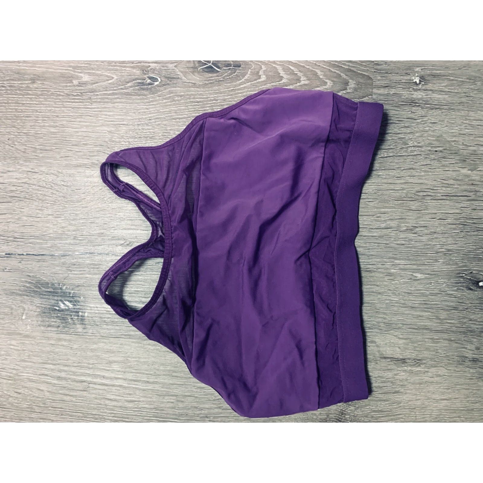 Victoria's Secret Victoria’s Secret Sport Logo Band Sports Bra Non-Padded Purple Medium Size ONE SIZE - 2 Thumbnail