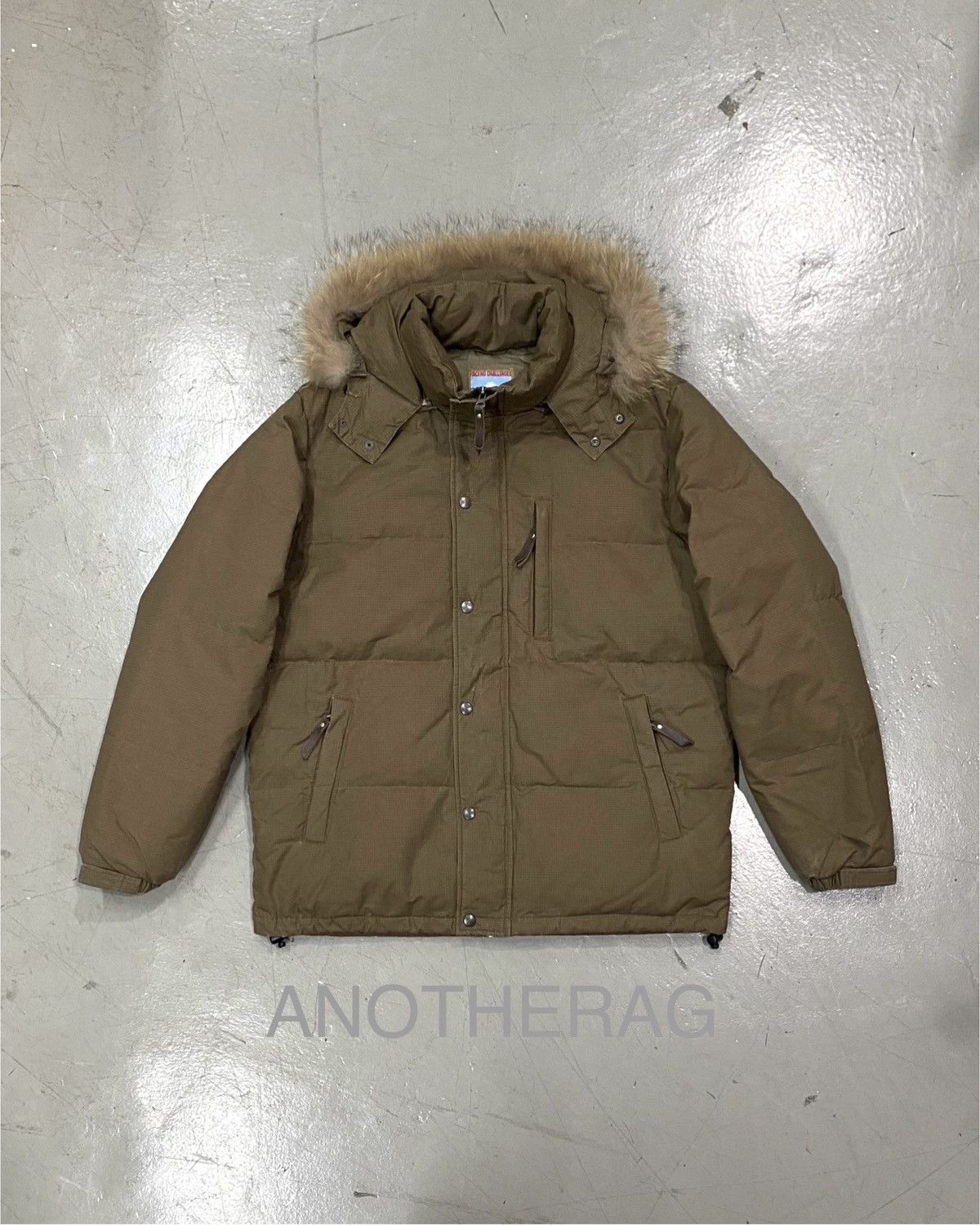 image of Outdoor Life x Outdoor Products Camp 7 Down Jacket in Brown, Men's (Size Large)
