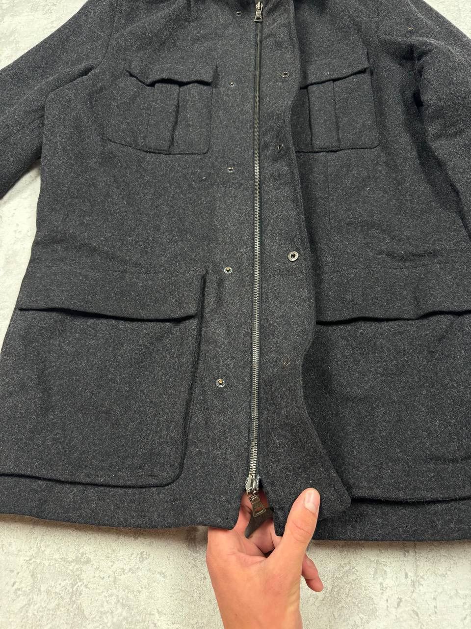 Prada Vintage Prada Wool Coat Jacket Red Tab Size 50 Size US M / EU 48-50 / 2 - 23 Thumbnail
